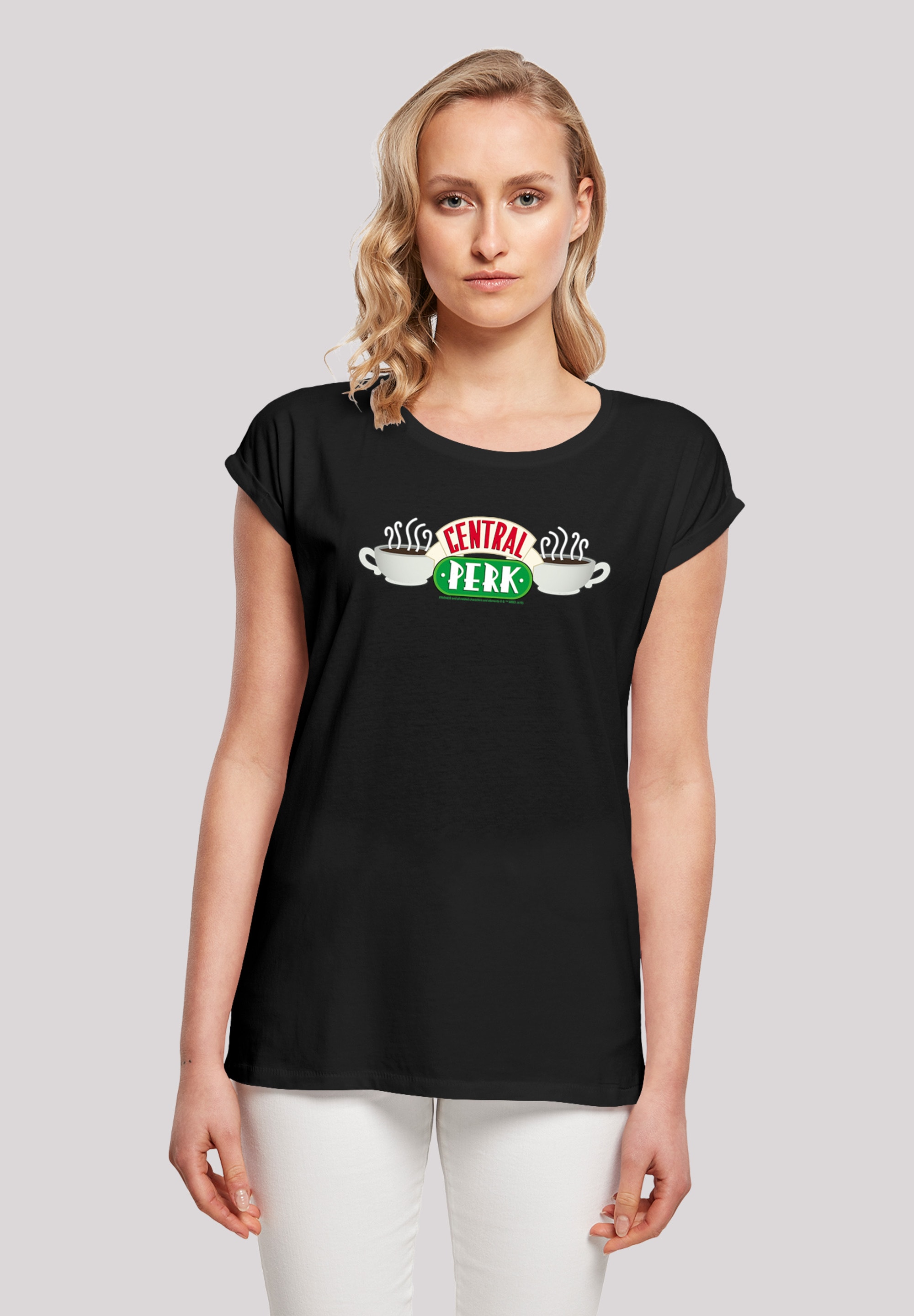 F4NT4STIC T-Shirt "FRIENDS TV Serie Central Perk BLK", Print