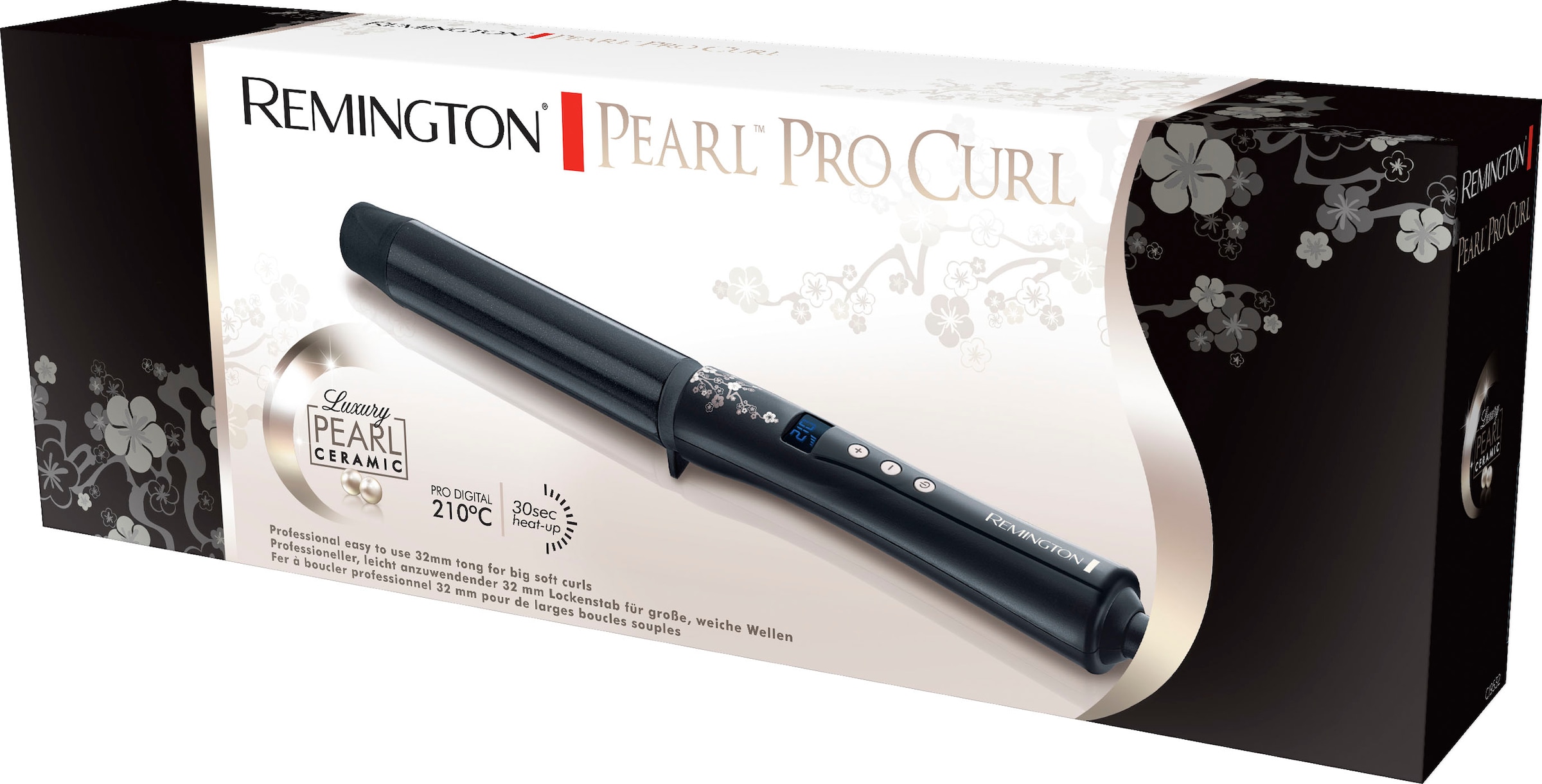 Remington Lockenstab »Pearl Pro Curl (CI9532)«, Keramik-Beschichtung, 32 mm  für große Locken, Keramikbeschichtung mit echten Perlen | BAUR