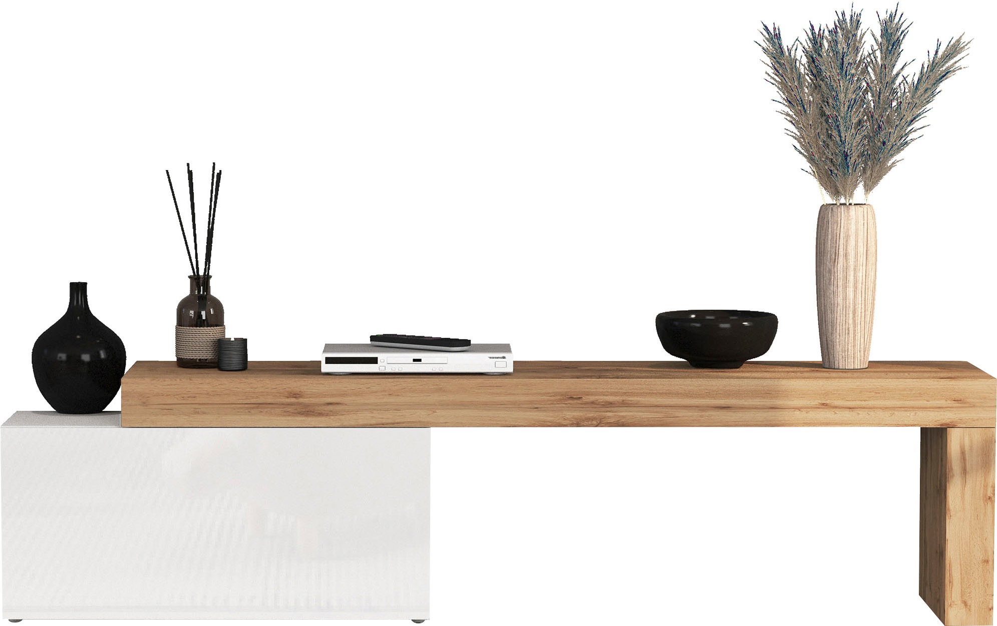 INOSIGN Lowboard "Chronos TV-Board, TV-Schrank" Breite verstellbar von 180 günstig online kaufen