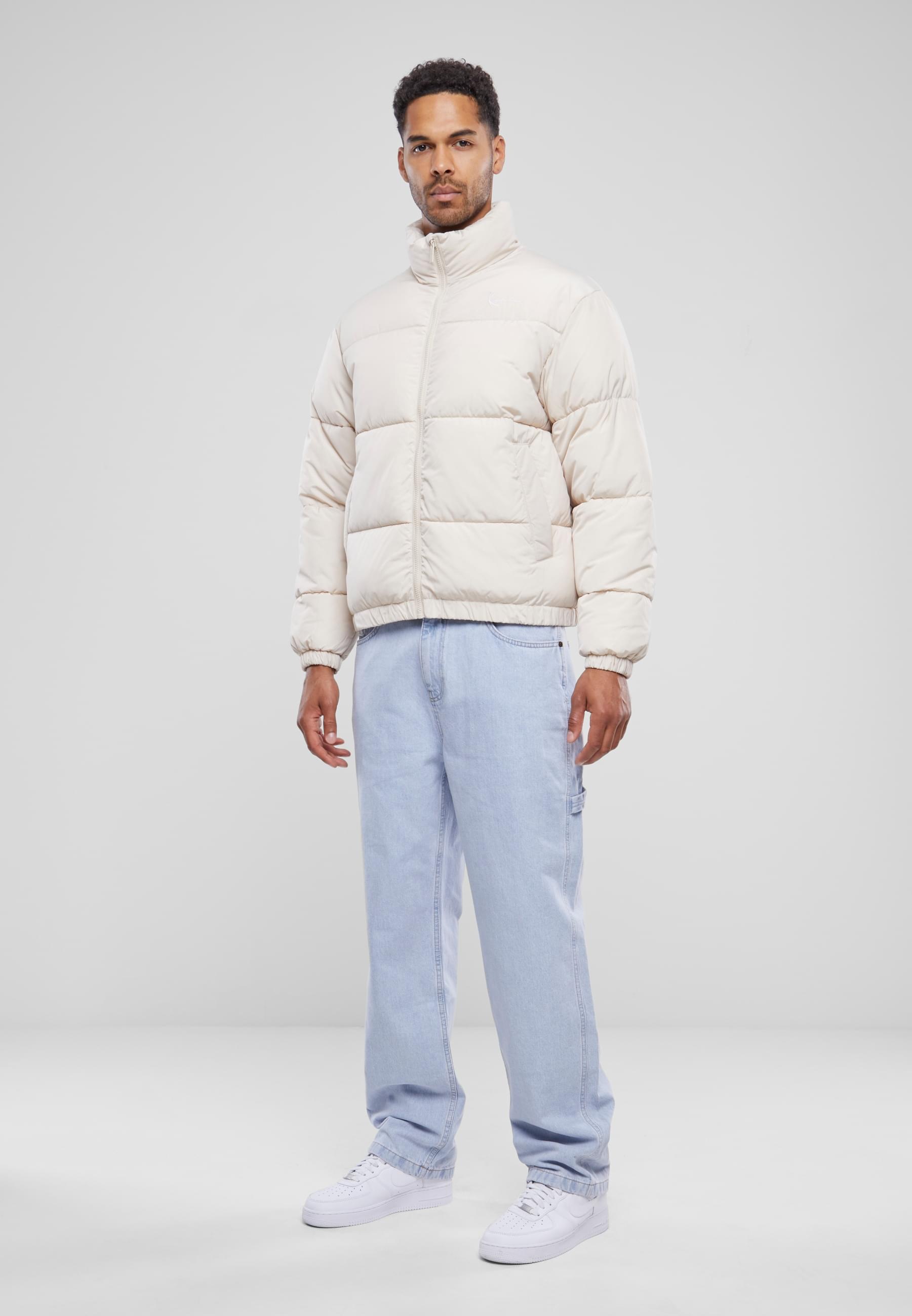 Karl Kani Winterjacke »Karl Kani Herren KM233-052-4 KK Chest Signature Puffer Jacket«, (1 St.), ohne Kapuze