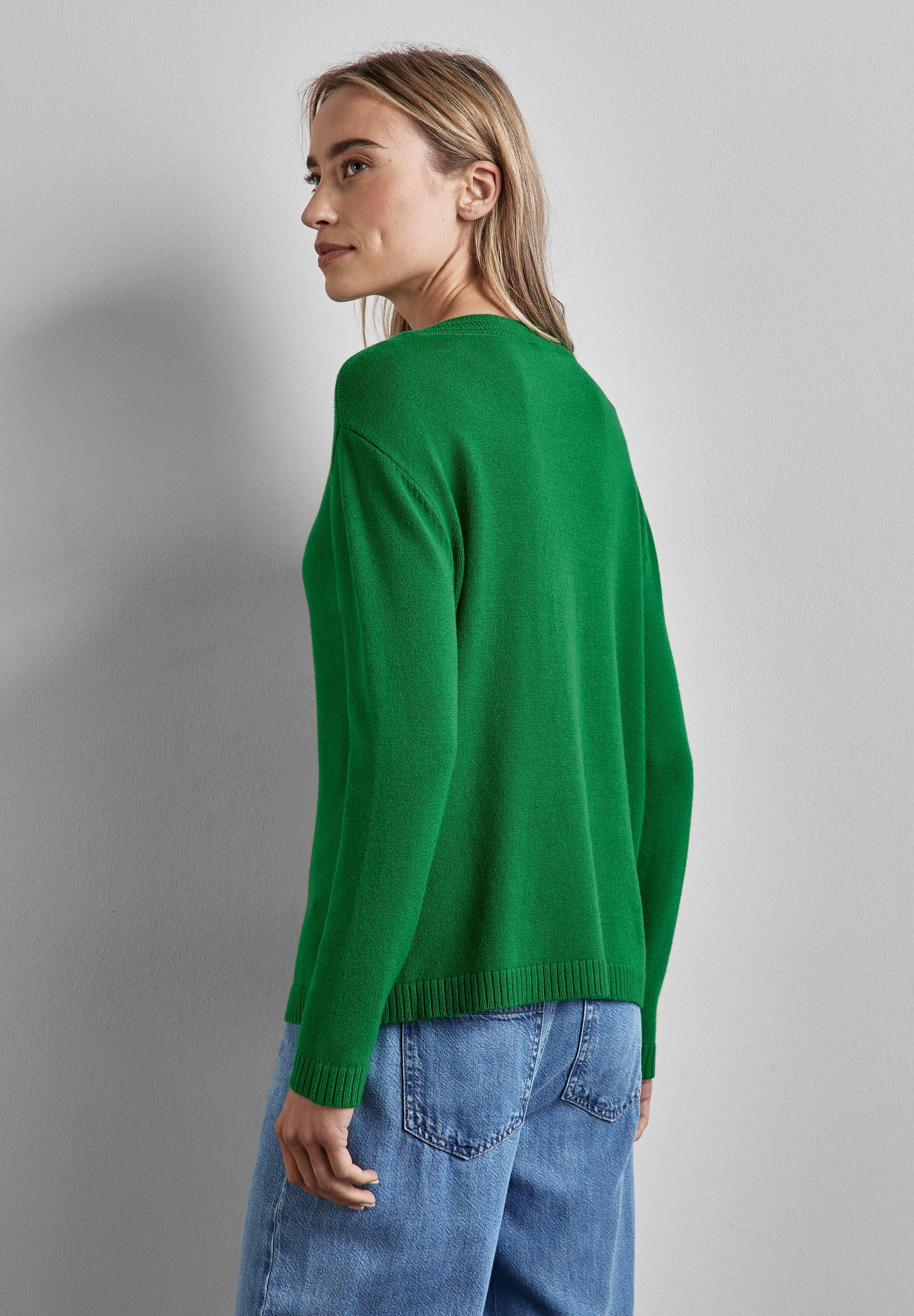 STREET ONE Strickpullover, mit U-Boot-Ausschnitt