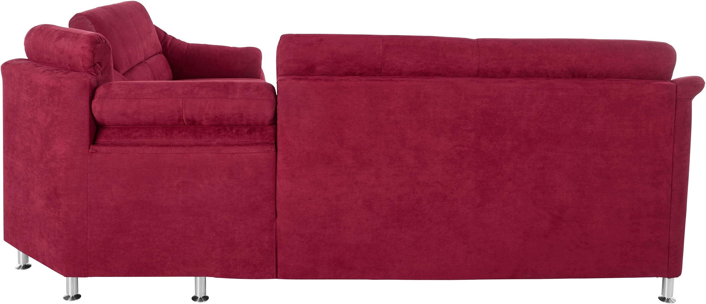 Places of Style Ecksofa »Cardoso L-Form«, mit Trapezecke für mehr Sitzkomfort, wahlweise auch mit Bettfunktion