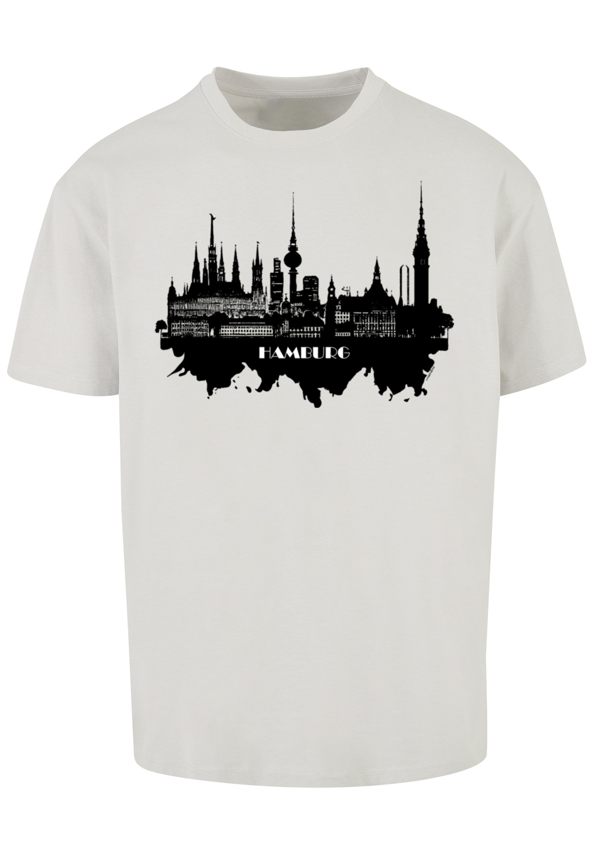 F4NT4STIC T-Shirt "Cities Collection - Hamburg skyline", Print günstig online kaufen