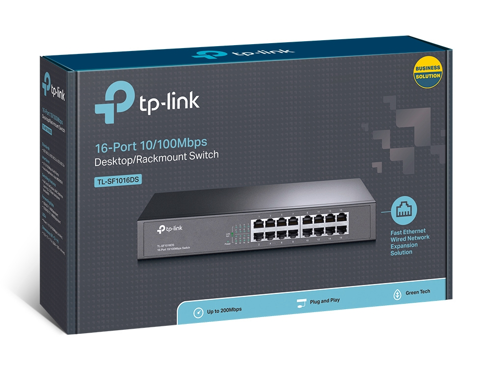 TP-Link Netzwerk-Switch »TL-SF1016DS 16-Port 10/100Mbps Switch«