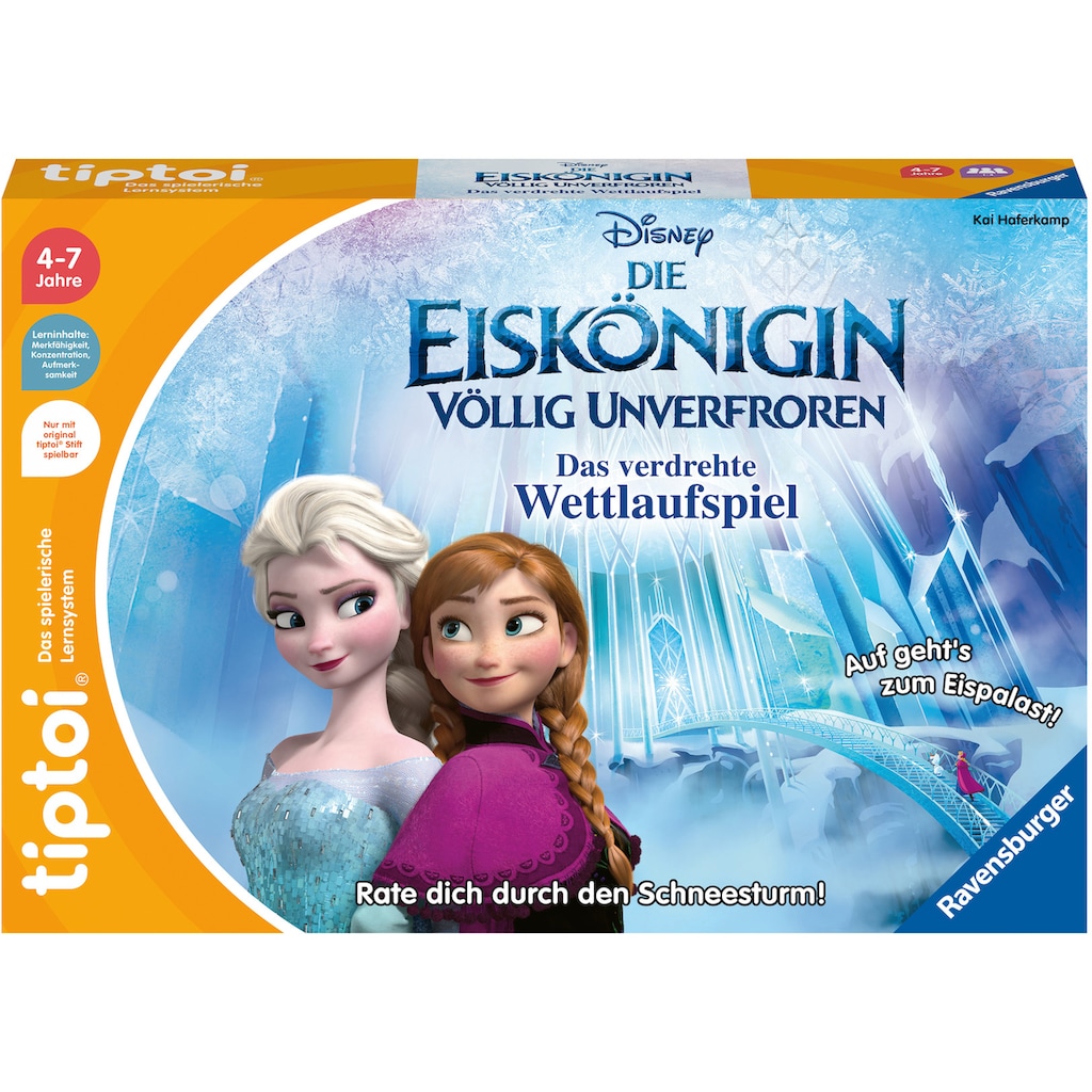 Ravensburger Spiel »tiptoi® Völlig unverfroren - Das verdrehte Wettlaufspiel«, Disney Die Eiskönigin, FSC® - schützt Wald - weltweit