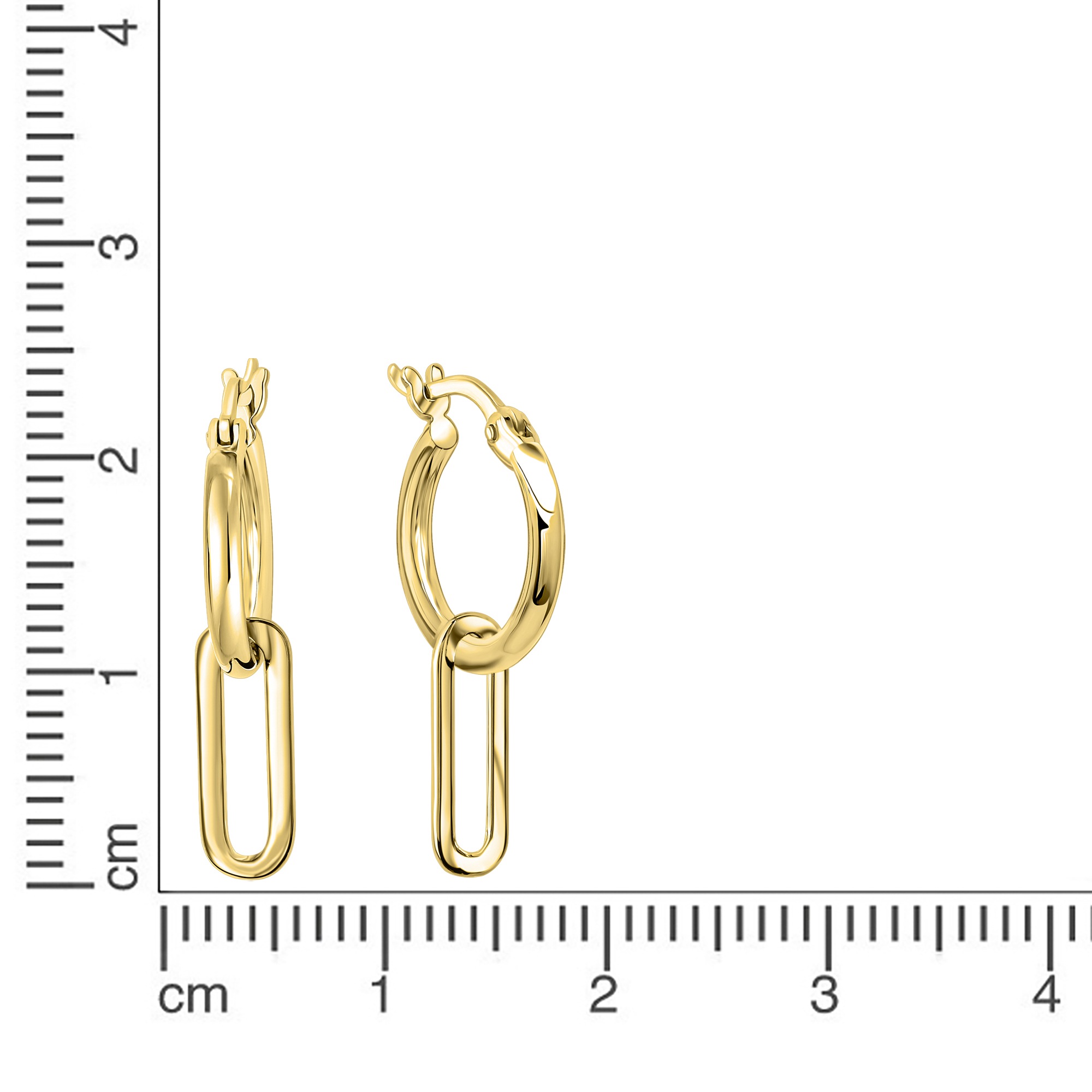 Vivance Paar Creolen »925-Sterling Silber vergoldet«