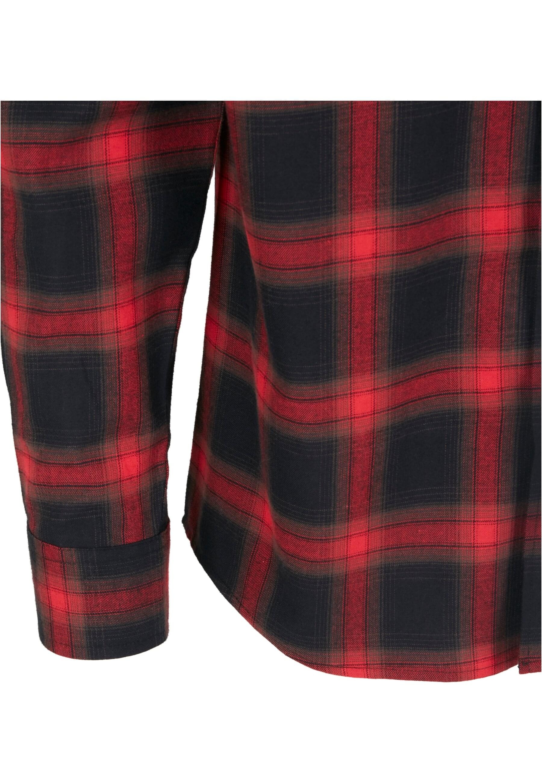 URBAN CLASSICS Kurzarmshirt »Urban Classics Herren Checked Flanell Shirt 6«, (1 tlg.)