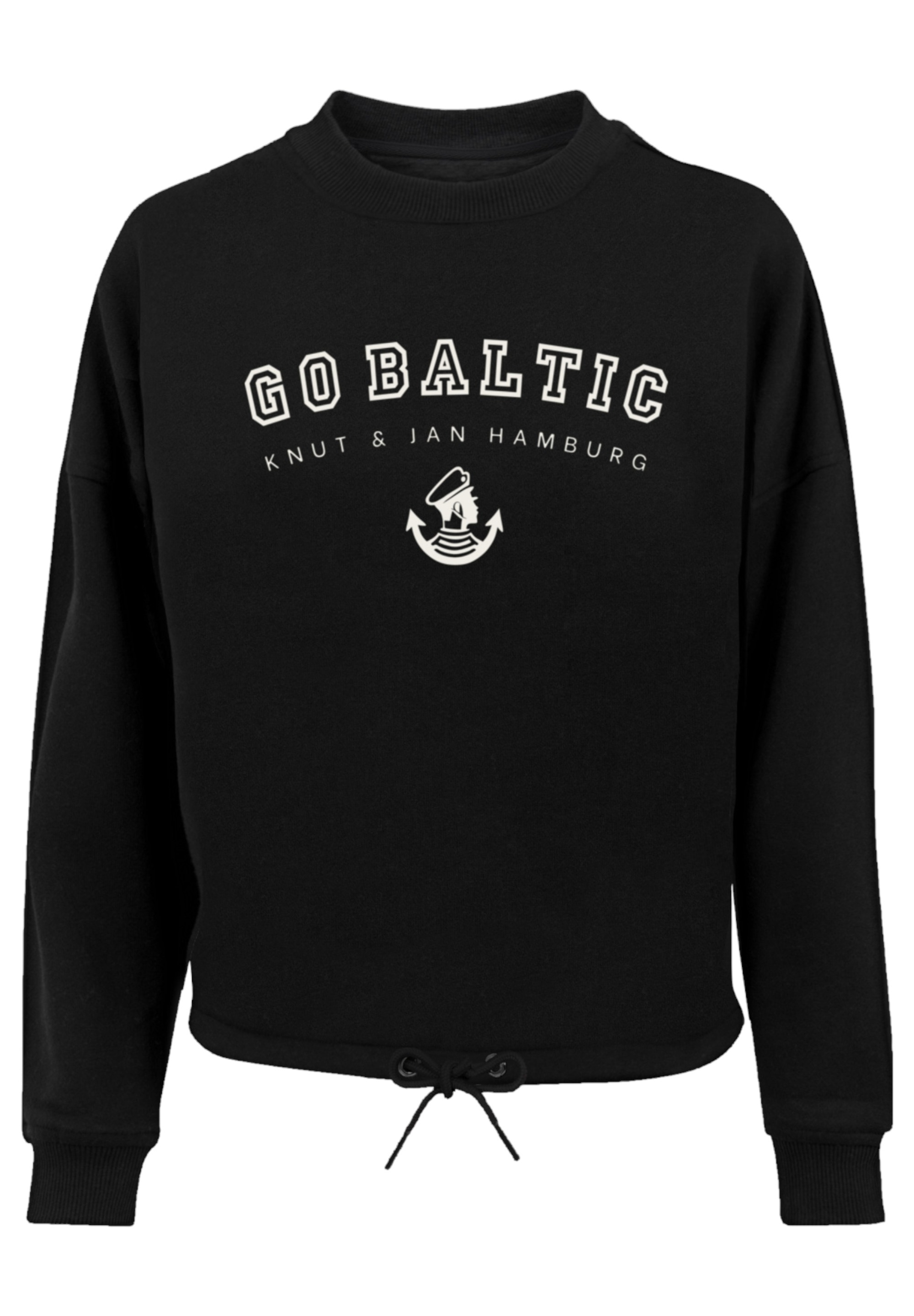 F4NT4STIC Sweatshirt »Go Baltic Knut & Jan Hamburg«, Print
