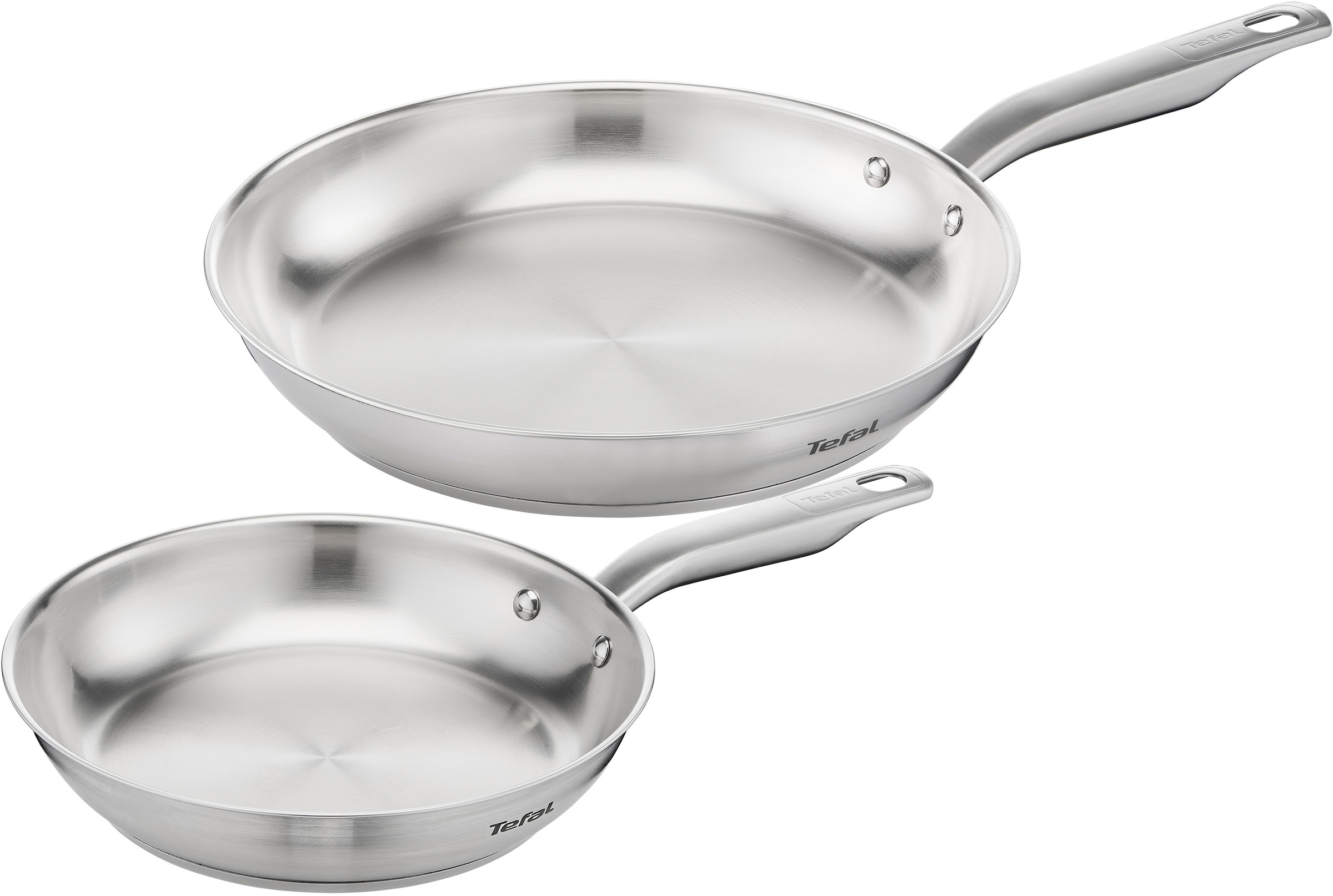 Tefal Pfannen-Set "Virtuoso, hochwertiger Premium-Edelstahl, unversiegelt" günstig online kaufen