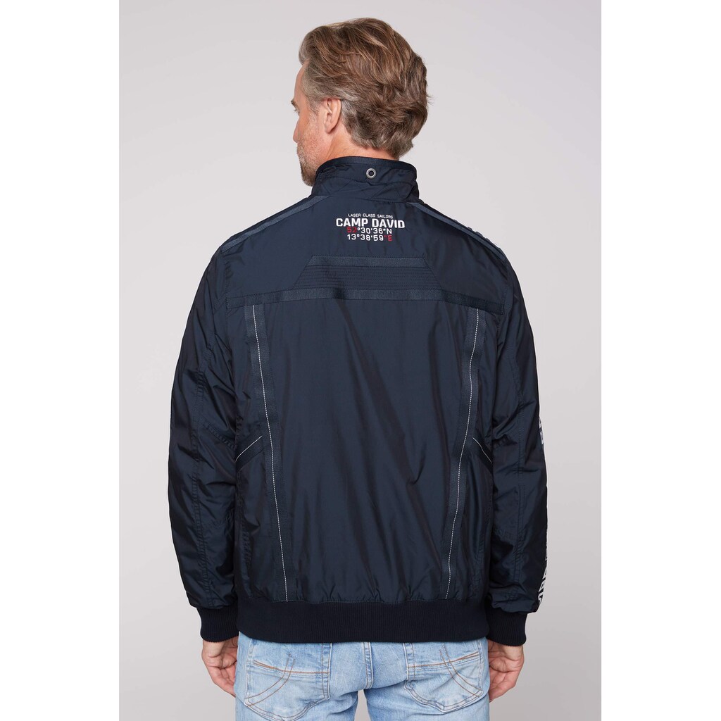 CAMP DAVID Blouson, ohne Kapuze