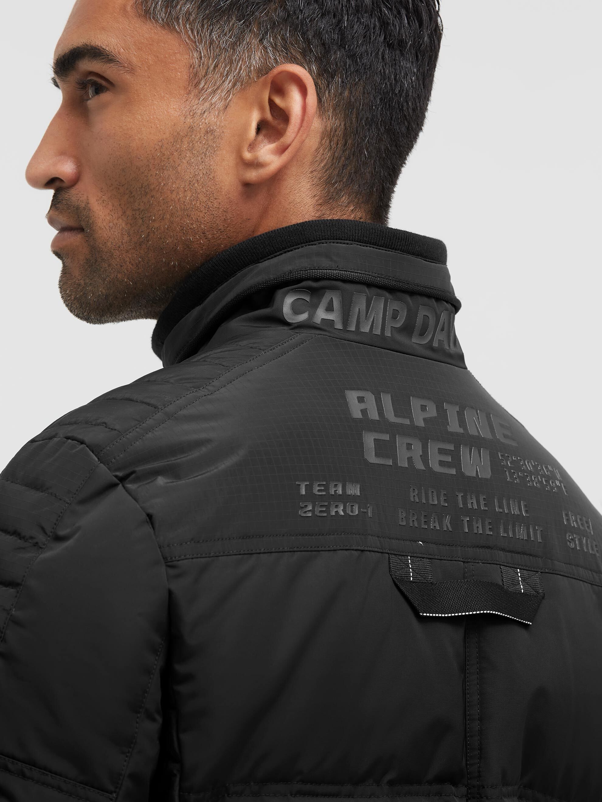 CAMP DAVID Winterjacke ohne Kapuze mit Windbreaker-Bündchen