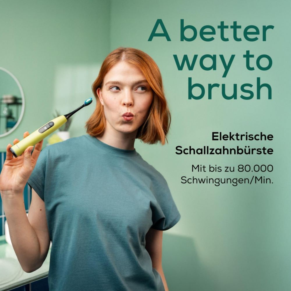 BEURER Elektrische Zahnbürste »SC 50«, 2 St. Aufsteckbürsten, Mit Andrucksensor, 80.000 Schwingungen/Min und 2-Minuten Timer