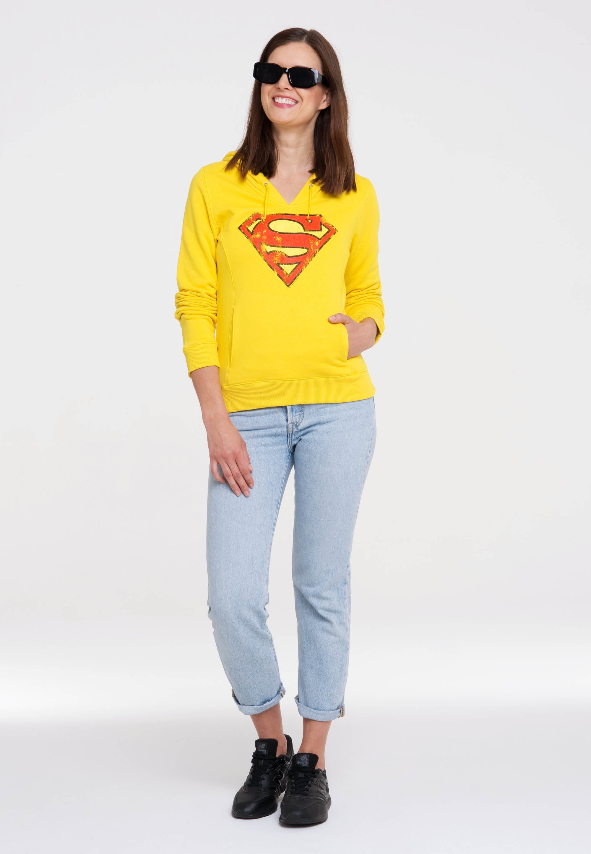 LOGOSHIRT Kapuzensweatshirt "DC Comics - Superman", mit lizenziertem Print günstig online kaufen