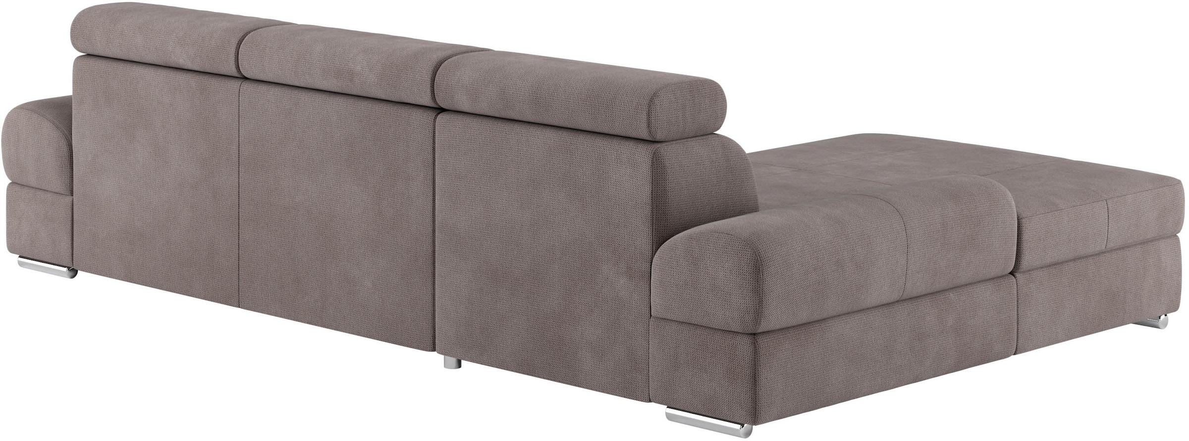 sit&more Ecksofa »Broadway L-Form«, inklusive Kopfteilverstellung, wahlweise mit Bettfunktion