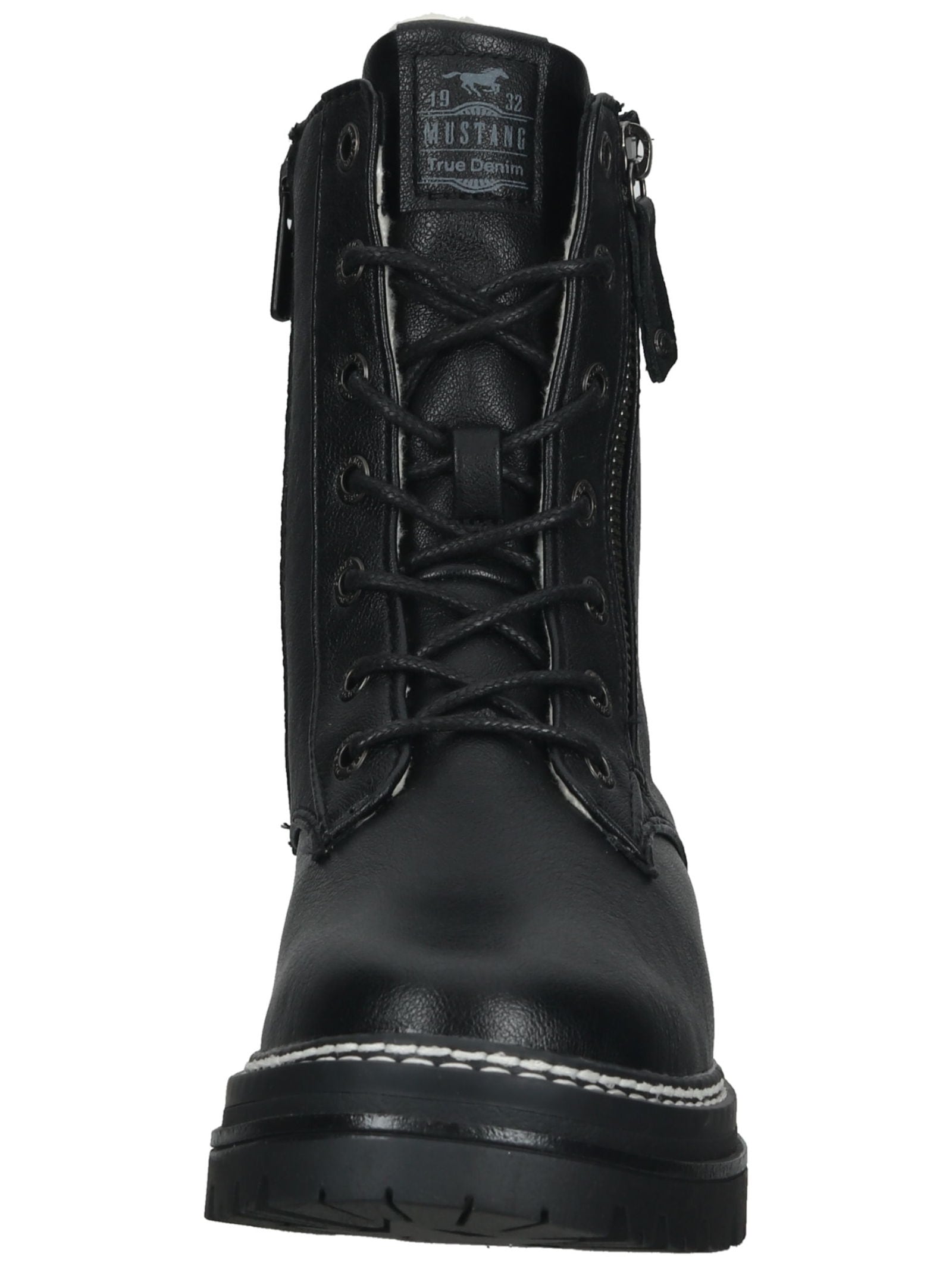 Mustang Shoes Schnürstiefelette »Mustang Shoes Stiefelette Lederimitat«