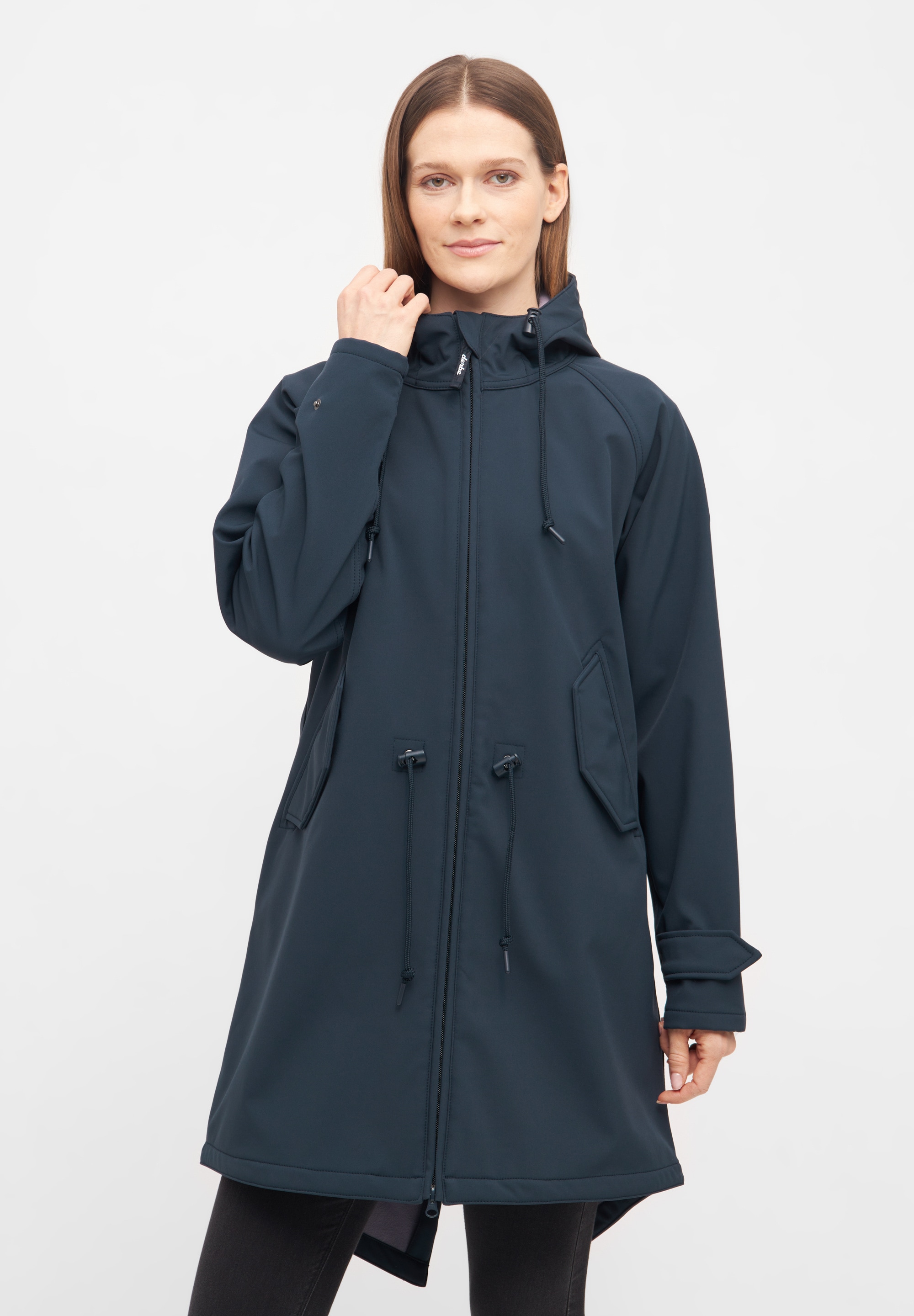 Derbe Softshelljacke »Island Friese«, wasserabweisend, winddicht, Kapuze
