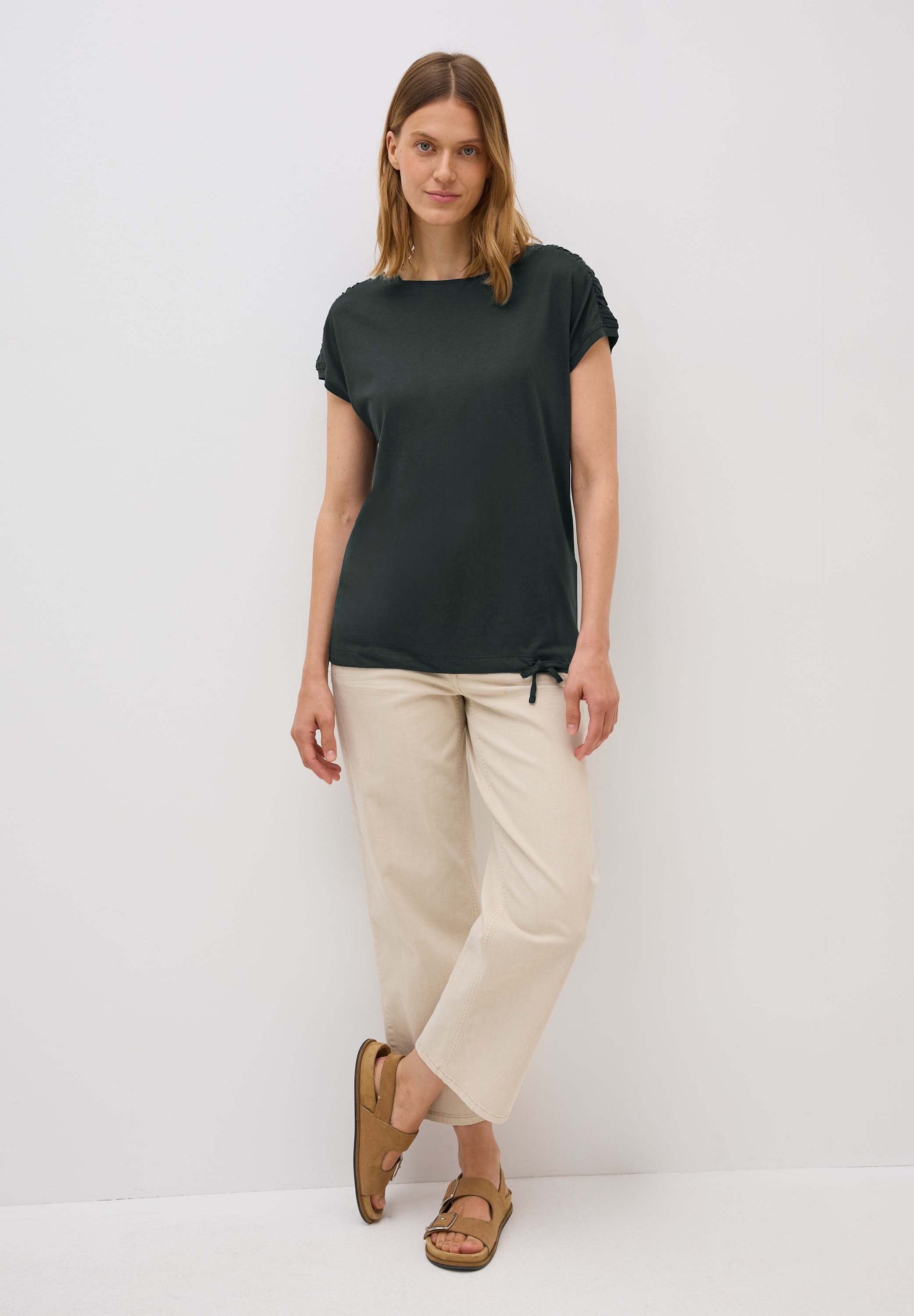 Cecil T-Shirt, mit Tunnelzug am Saum