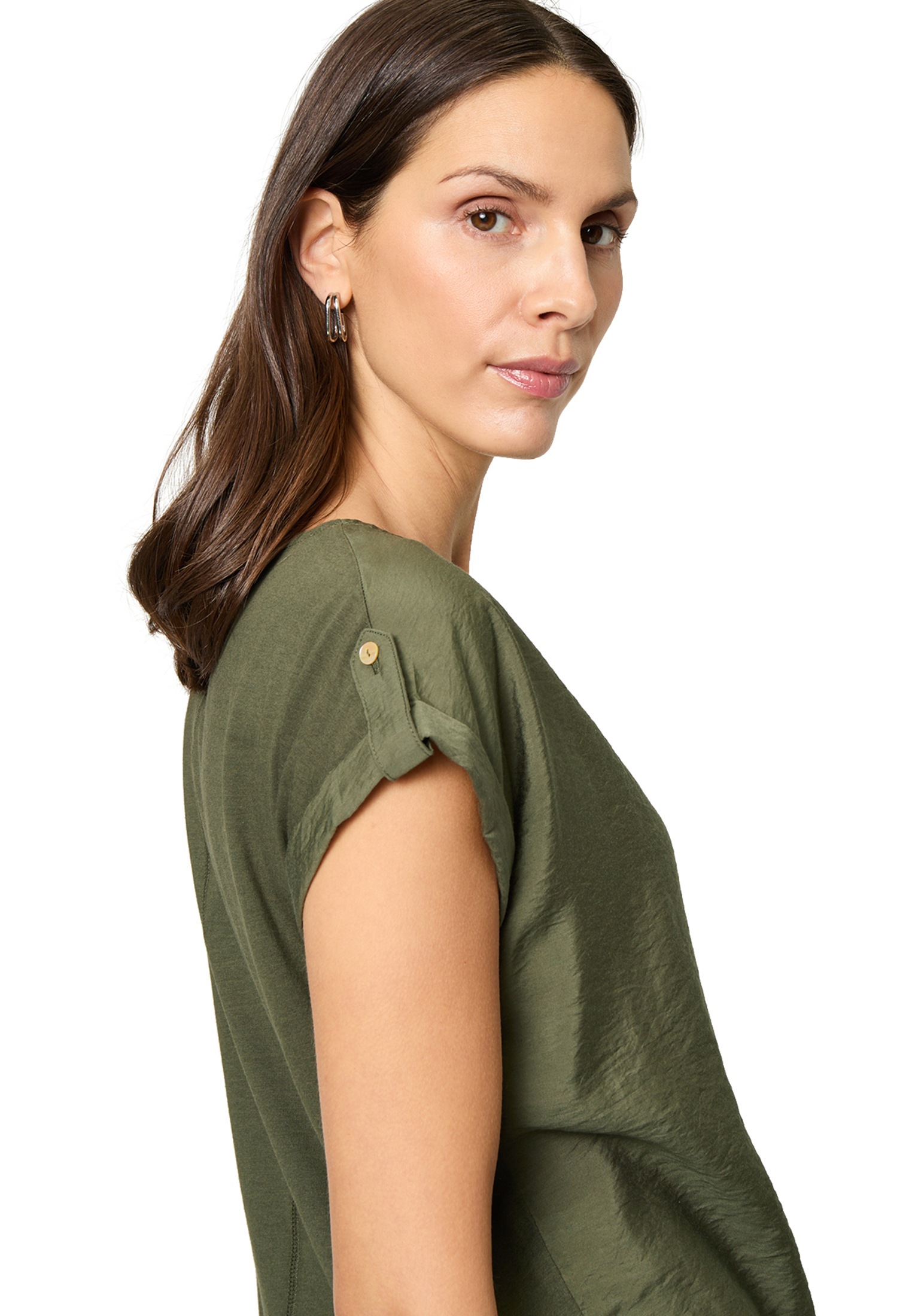 Zero Kurzarmshirt »zero Shirt mit Klappentasche«, (1 tlg.), weiteres Detail
