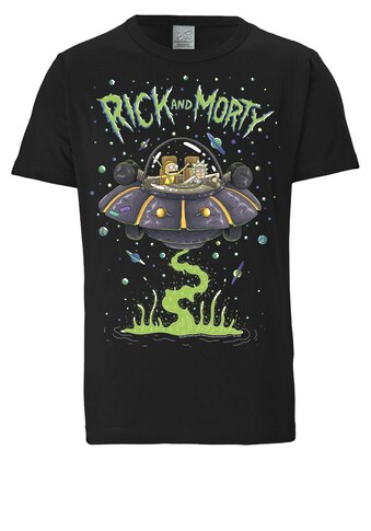 LOGOSHIRT T-Shirt »Rick & Morty - Raumschiff«, mit lizenziertem Print kaufen