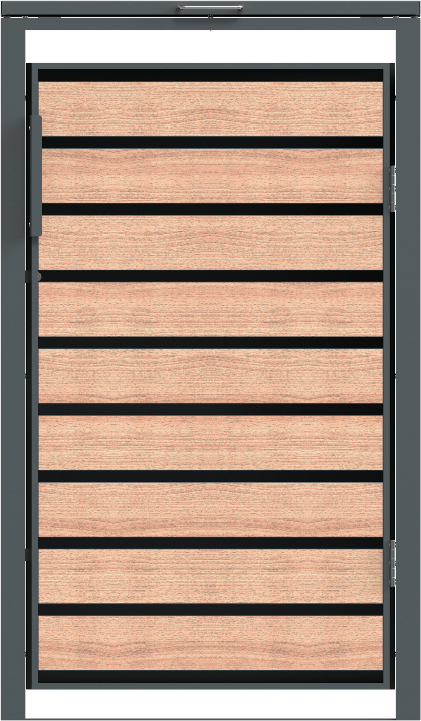 WESTMANN Mülltonnenbox »Lacina«, Platz für 1 Mülltonne 240 L, BxHxT: 68x80x116 cm