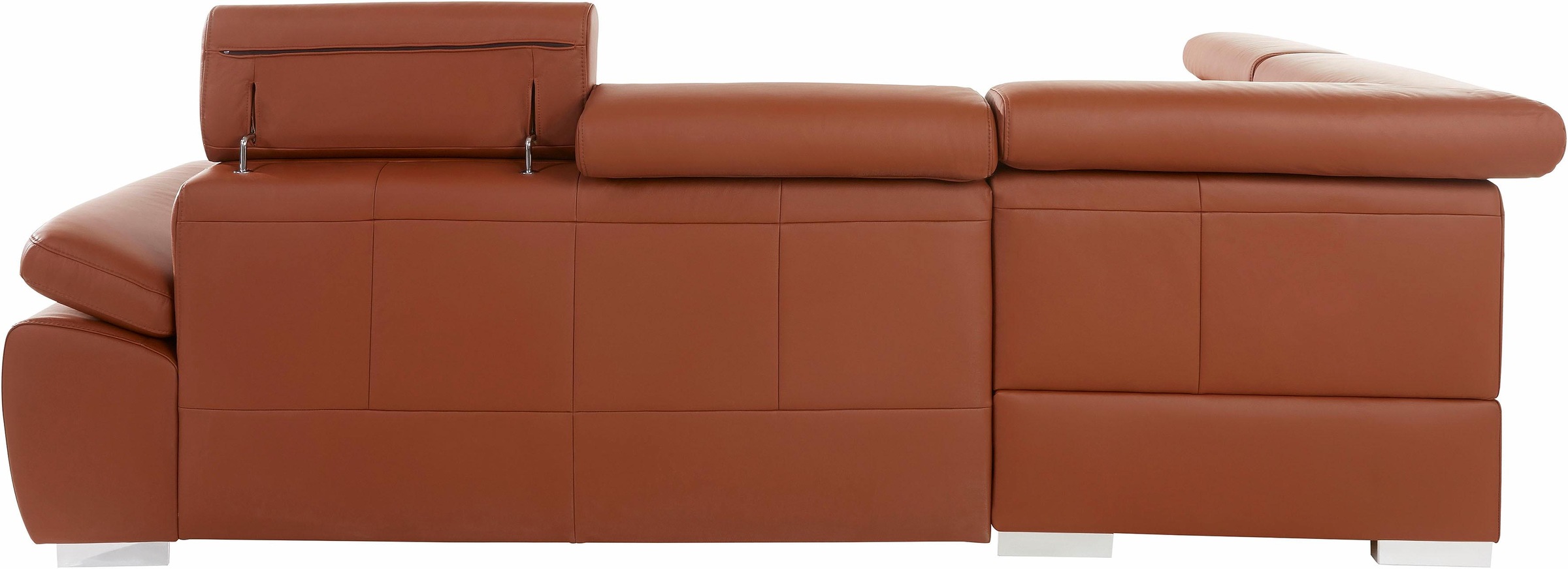 exxpo - sofa fashion Ecksofa »Spring, super bequem und komfortabel mit Armteil- und Kopfteilfunktion«, wahlweise mit Bettfunktion und Bettkasten, L-Form