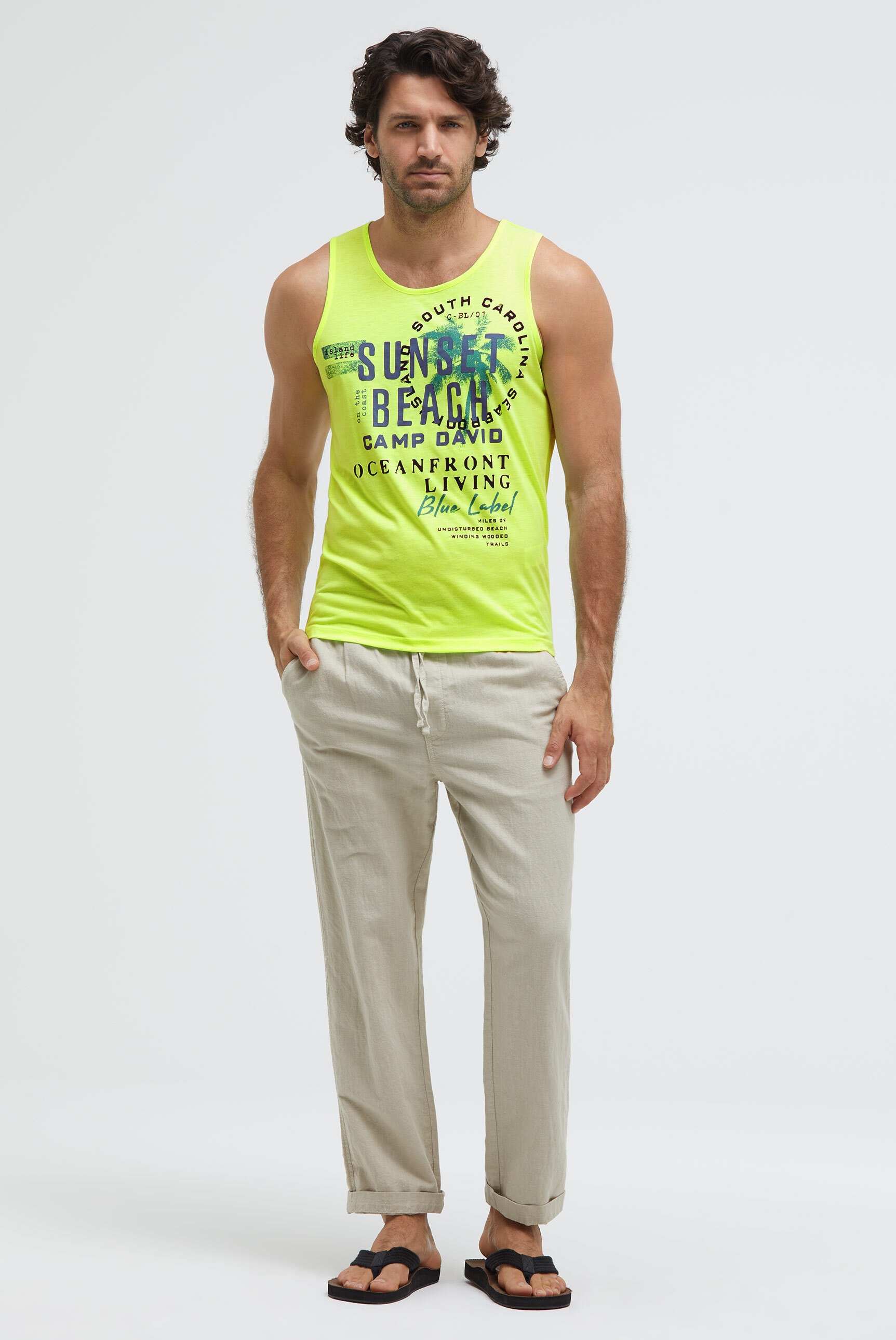 CAMP DAVID Tanktop mit Baumwolle