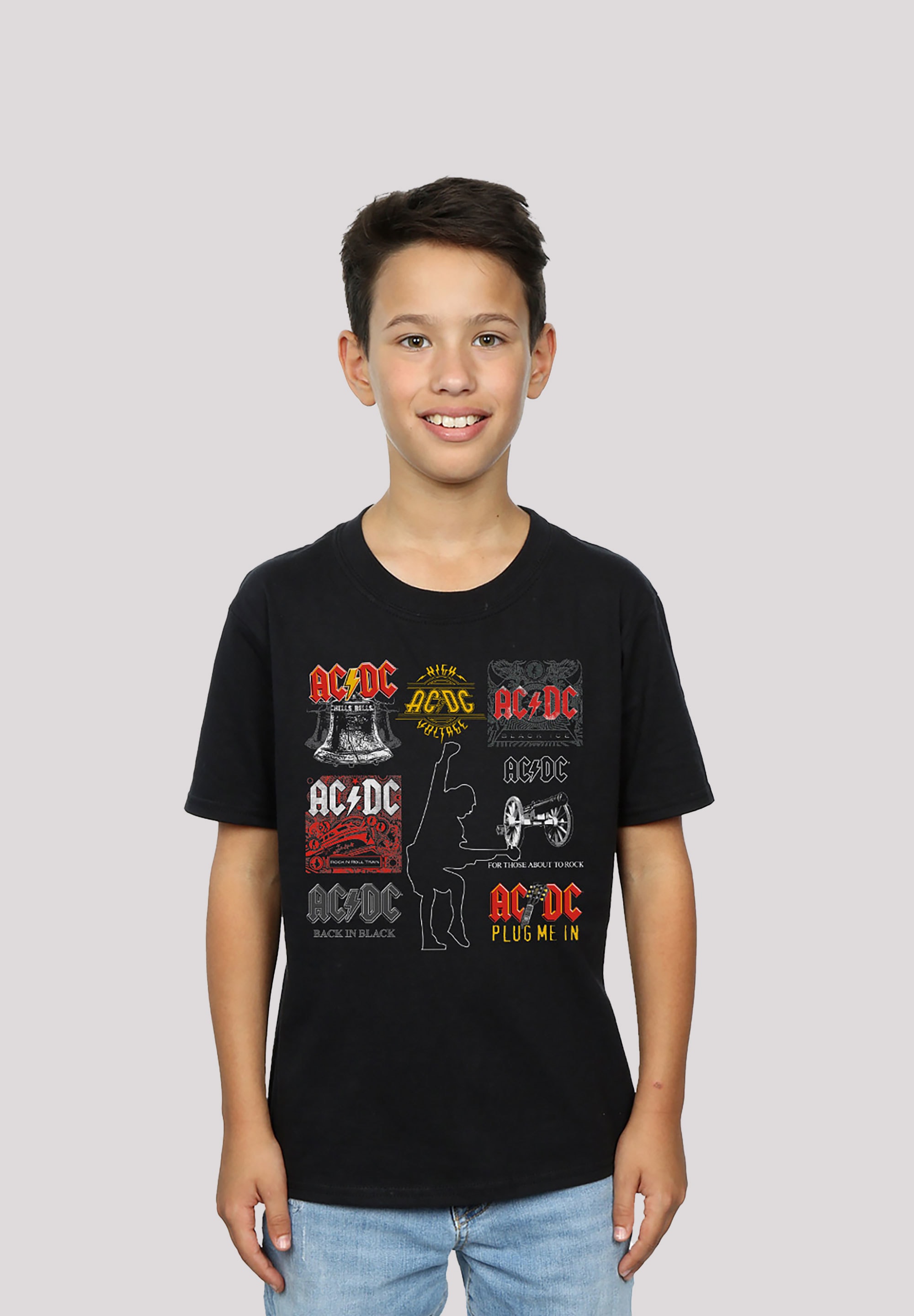 F4NT4STIC T-Shirt »ACDC Logos BAUR Herren«, für | bestellen Kinder Print 