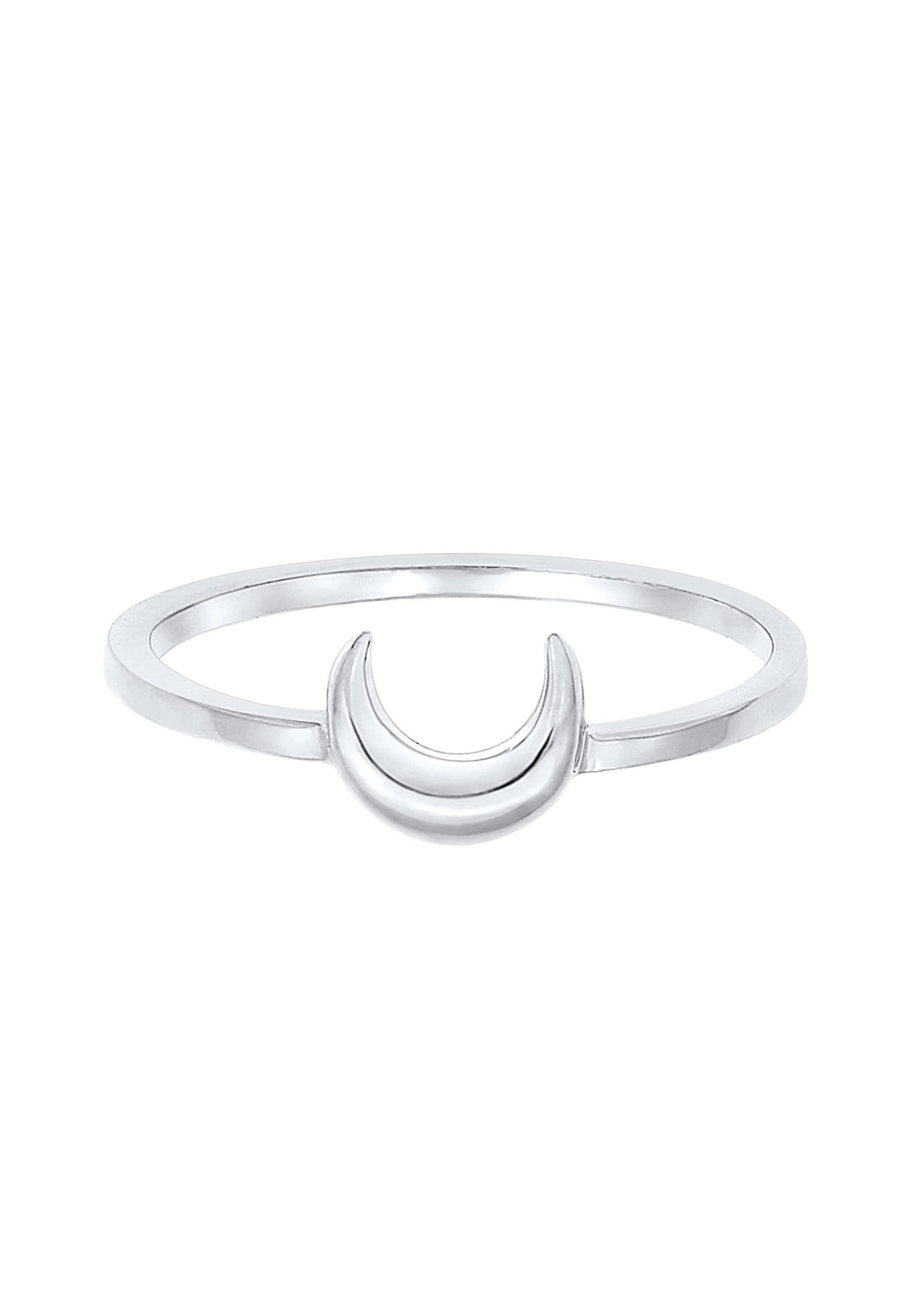 Elli Fingerring »Halbmond Mond Astro Basic 925 Silber«
