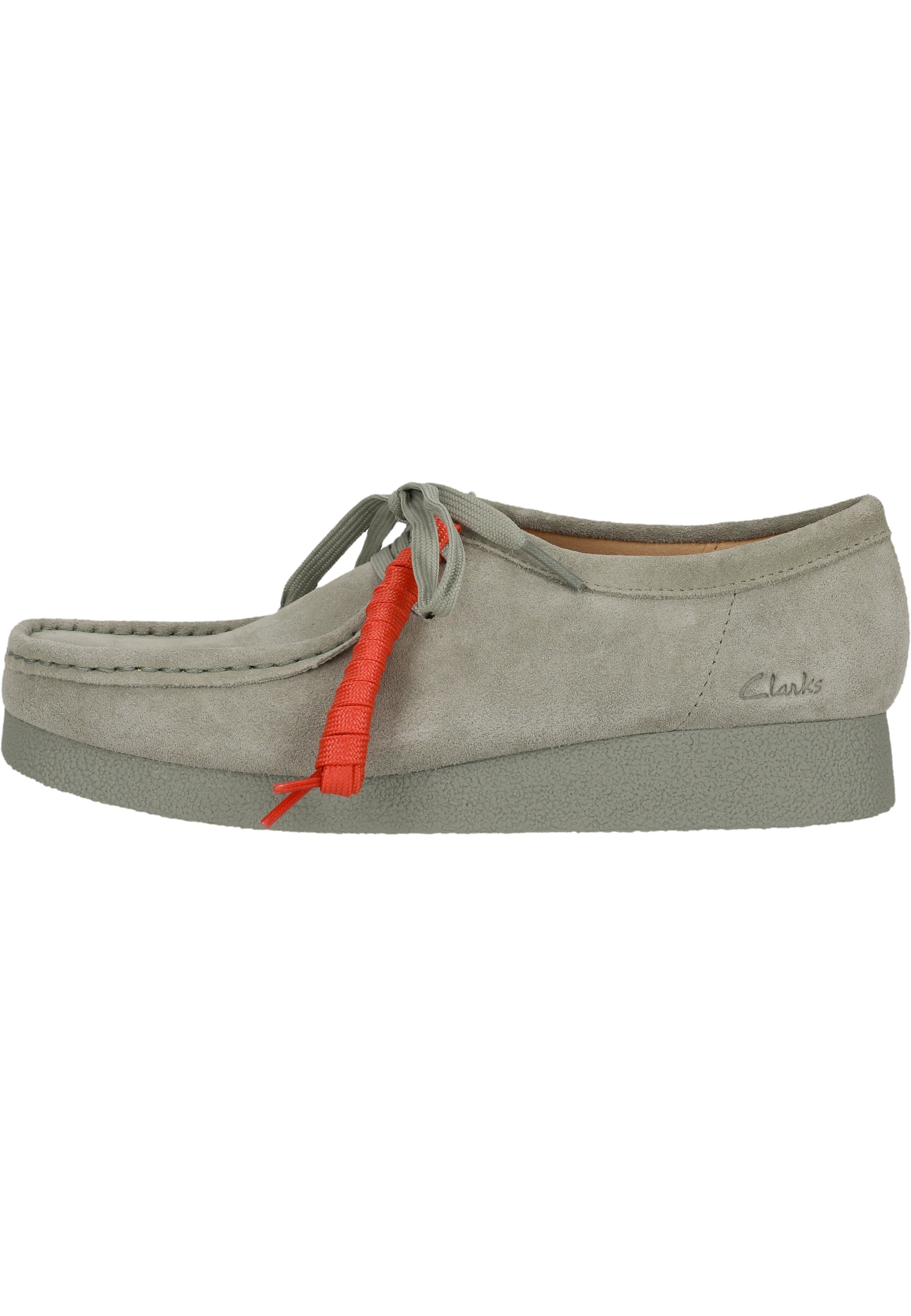 Clarks Schnürschuh "Wallabee", aus zeitlosem Wildleder mit modernen Akzente günstig online kaufen