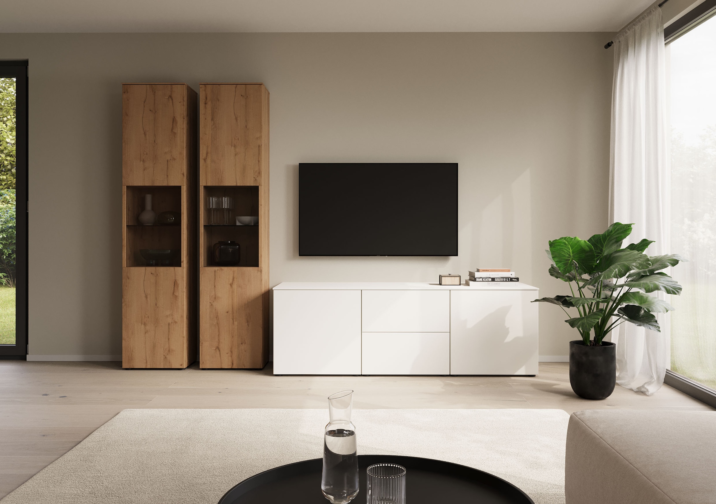 nobilia® Wohnzimmer-Set »Avala, variabel montierbar«