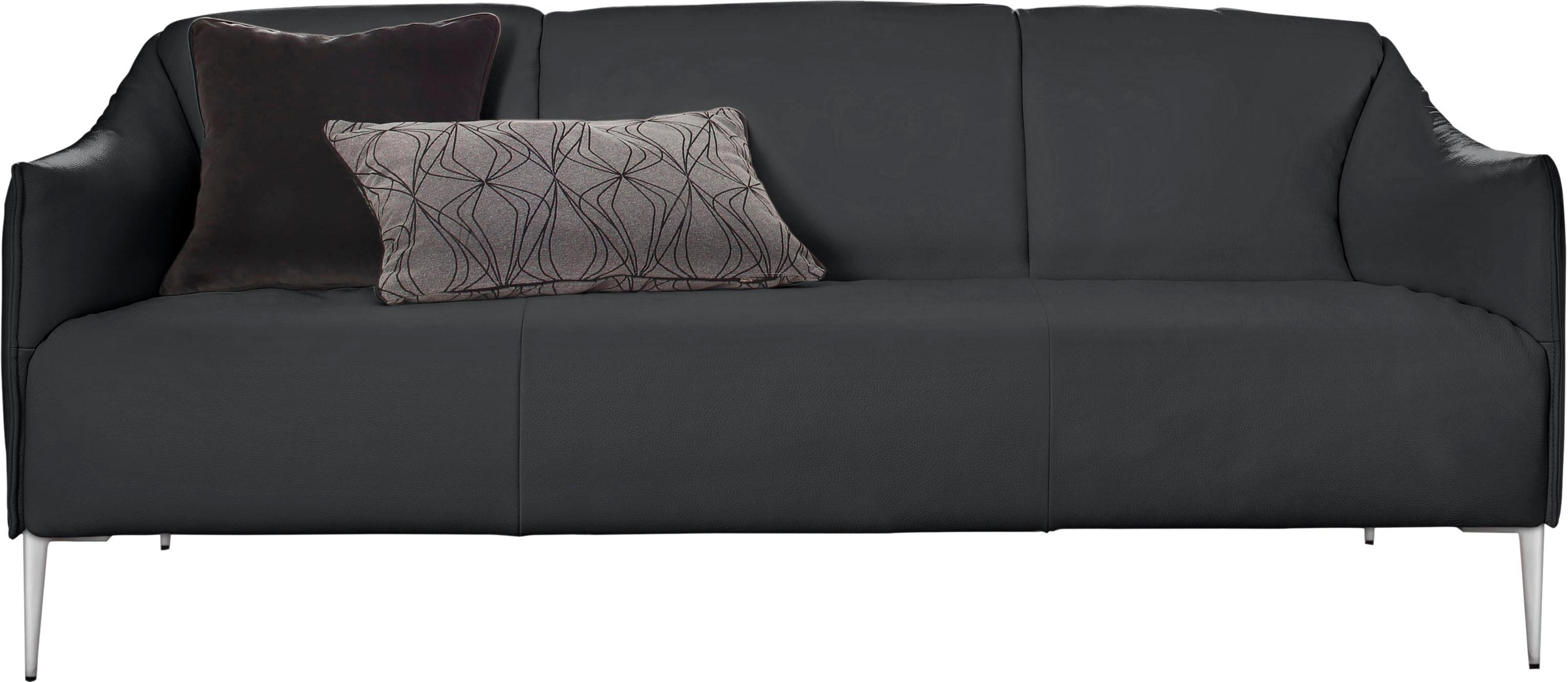 W.SCHILLIG 2,5-Sitzer »sally«, mit Metallfüßen in Chrom glänzend, Breite 194 cm