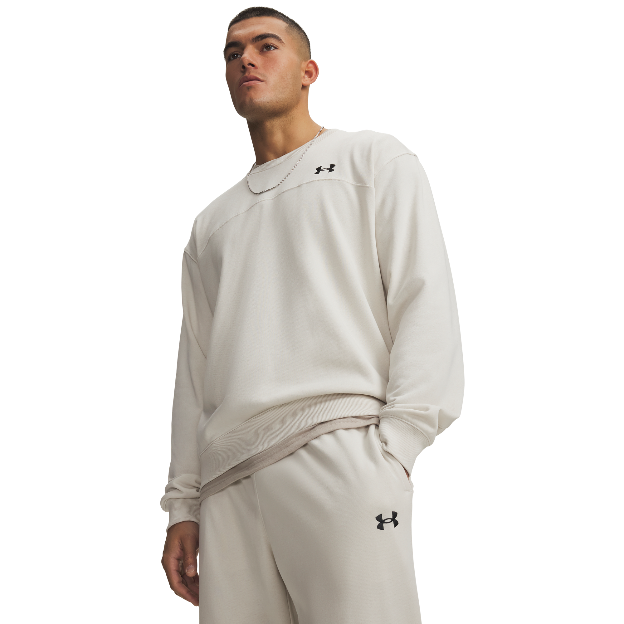 Under Armour Sweatshirt "UA RIVAL LW CREW", lockere Oversized-Passform, für Sportmode und aktive Freizeit