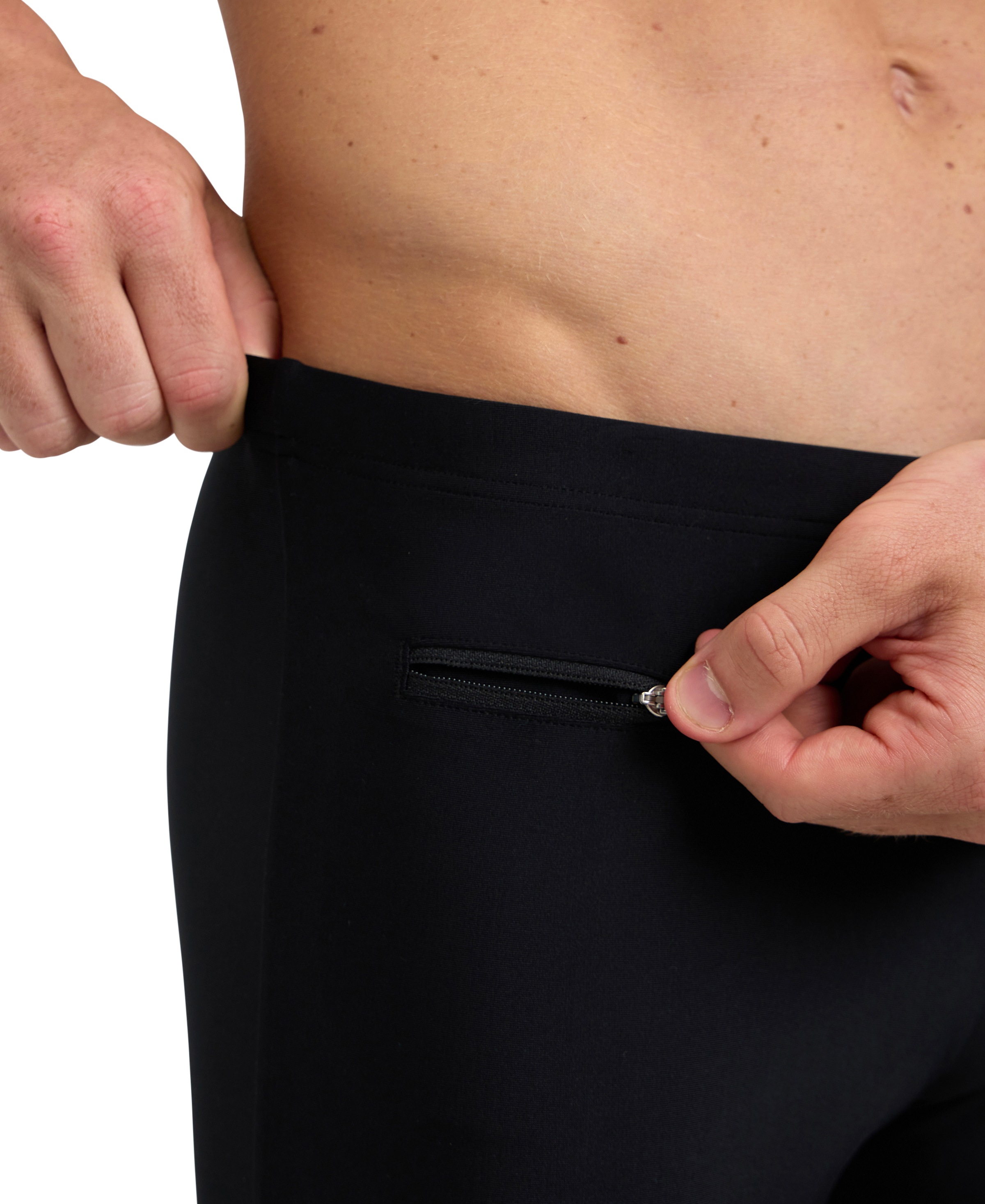 Thumbnail - Arena Badehose mit Reißverschlusstasche, aus Polyester und Elasthan