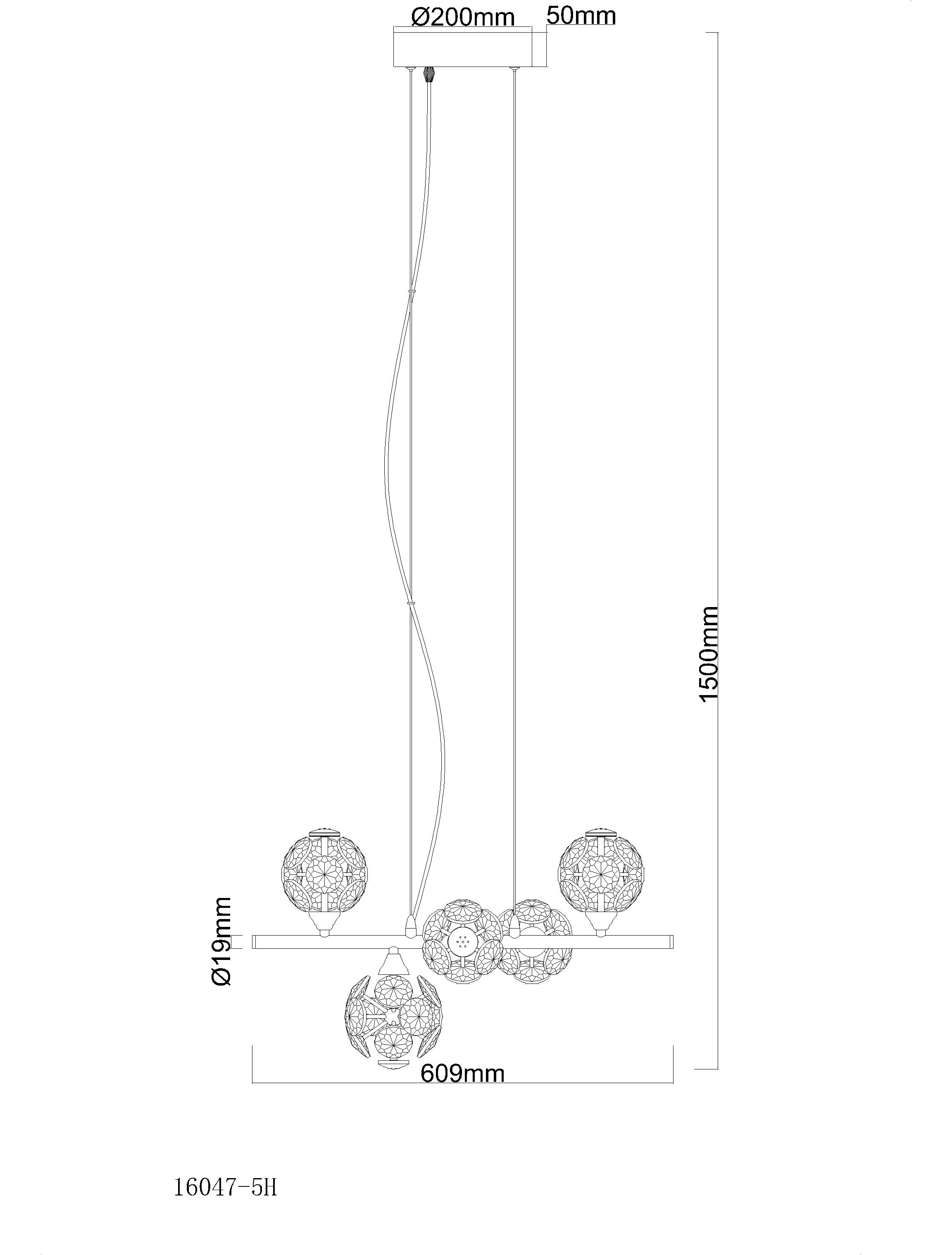 GLOBO LIGHTING Hängeleuchte »VIRINA« LED-Modul 1 Stk. Warmweiß Hängelampe Esszimmer-Leuchte Esstischleuchte Wohnzimmer