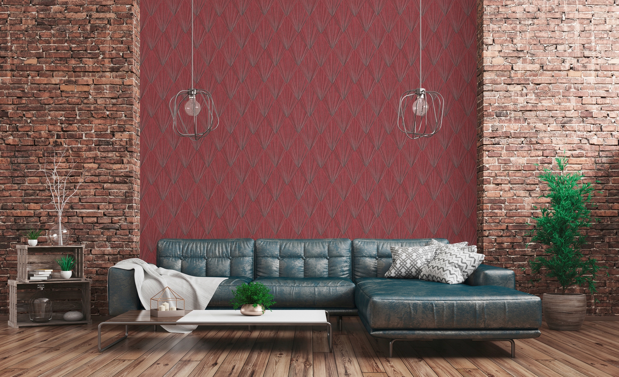 living walls Vliestapete »Metropolitan Stories, Ava New York«, gemustert-Motiv-abstrakt, Tapete Geometrisch Tapeten Wohnzimmer Schlafzimmer Küche Design Optik