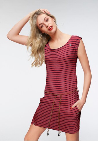 Ragwear Jerseykleid »TAG STRIPES O«, (2 tlg., mit Bindegürtel), im Streifen-Ringel-Design kaufen