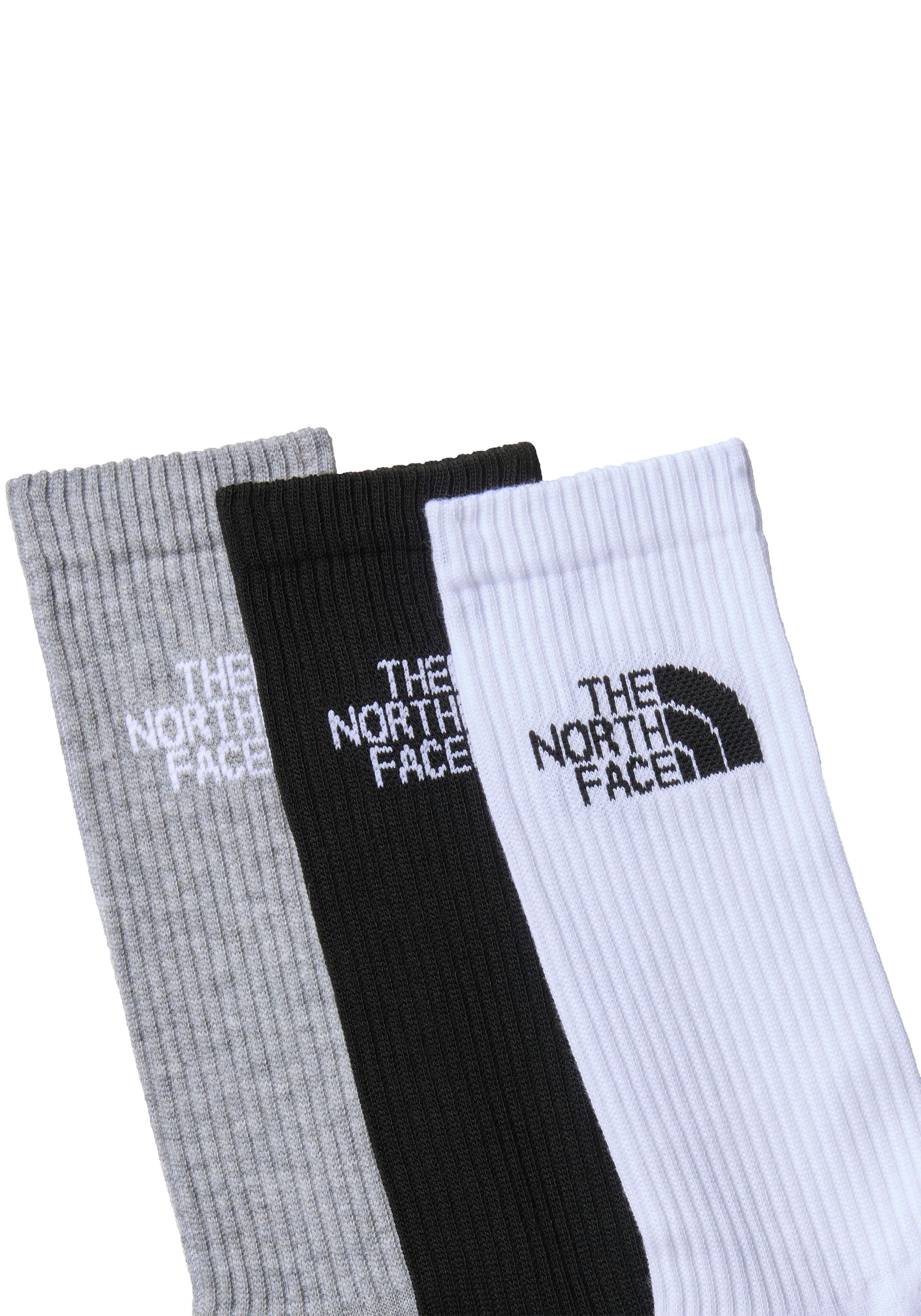 The North Face Sportsocken »MULTI SPORT CUSH CREW SOCK 3P«, (3 Paar)