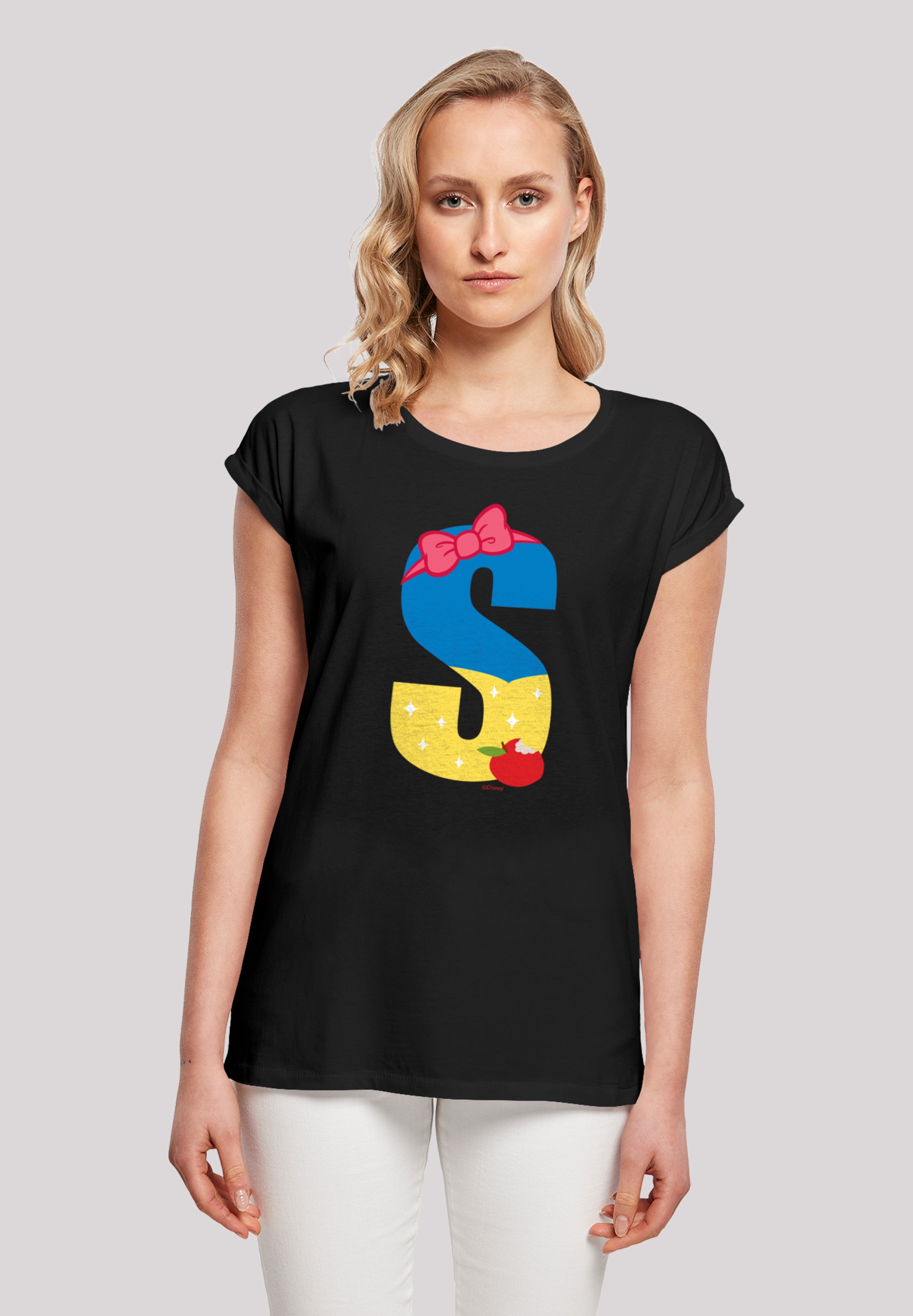 T-Shirt »Disney Alphabet S Is For Snow White Schneewittchen«, Print