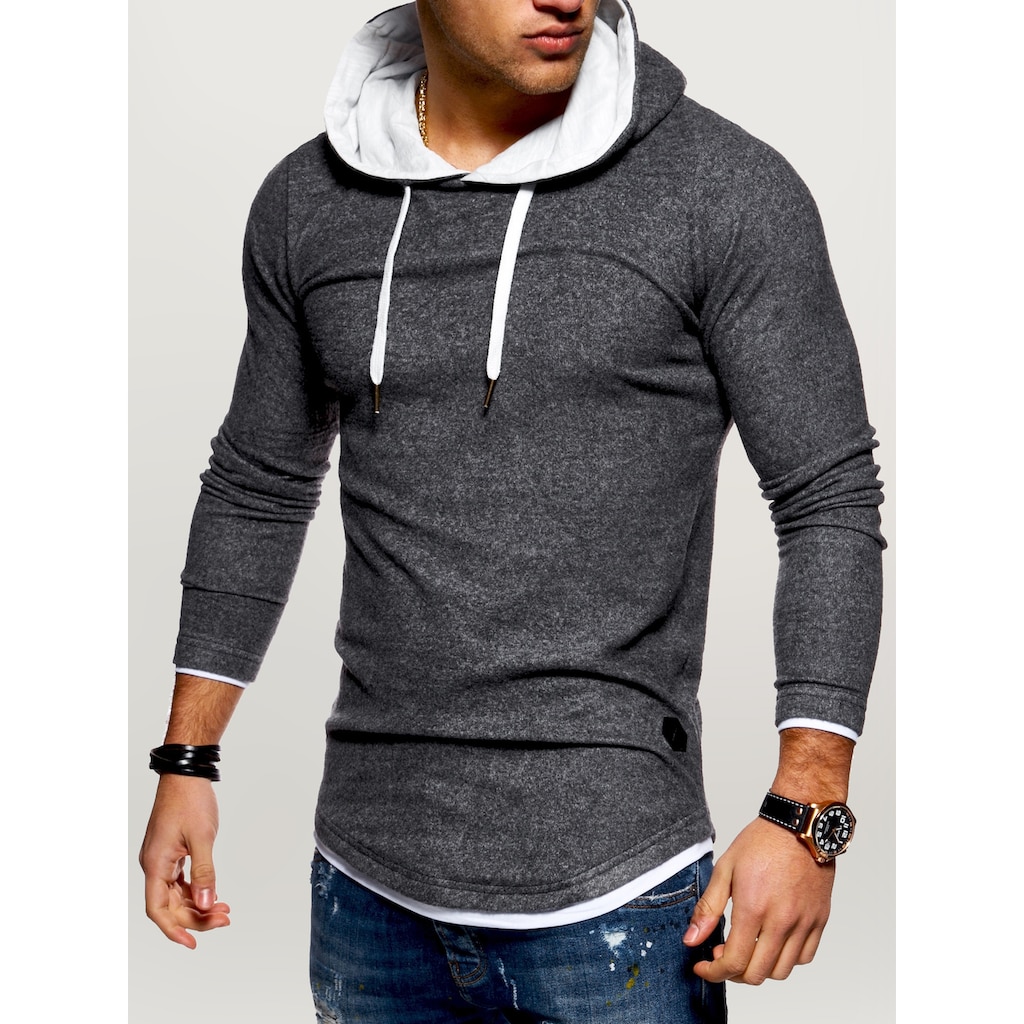 behype Kapuzensweatshirt »LAYER«