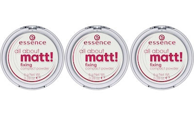 Essence Puder »all about matt! fixing compact powder«, (Set, 3 tlg.) kaufen