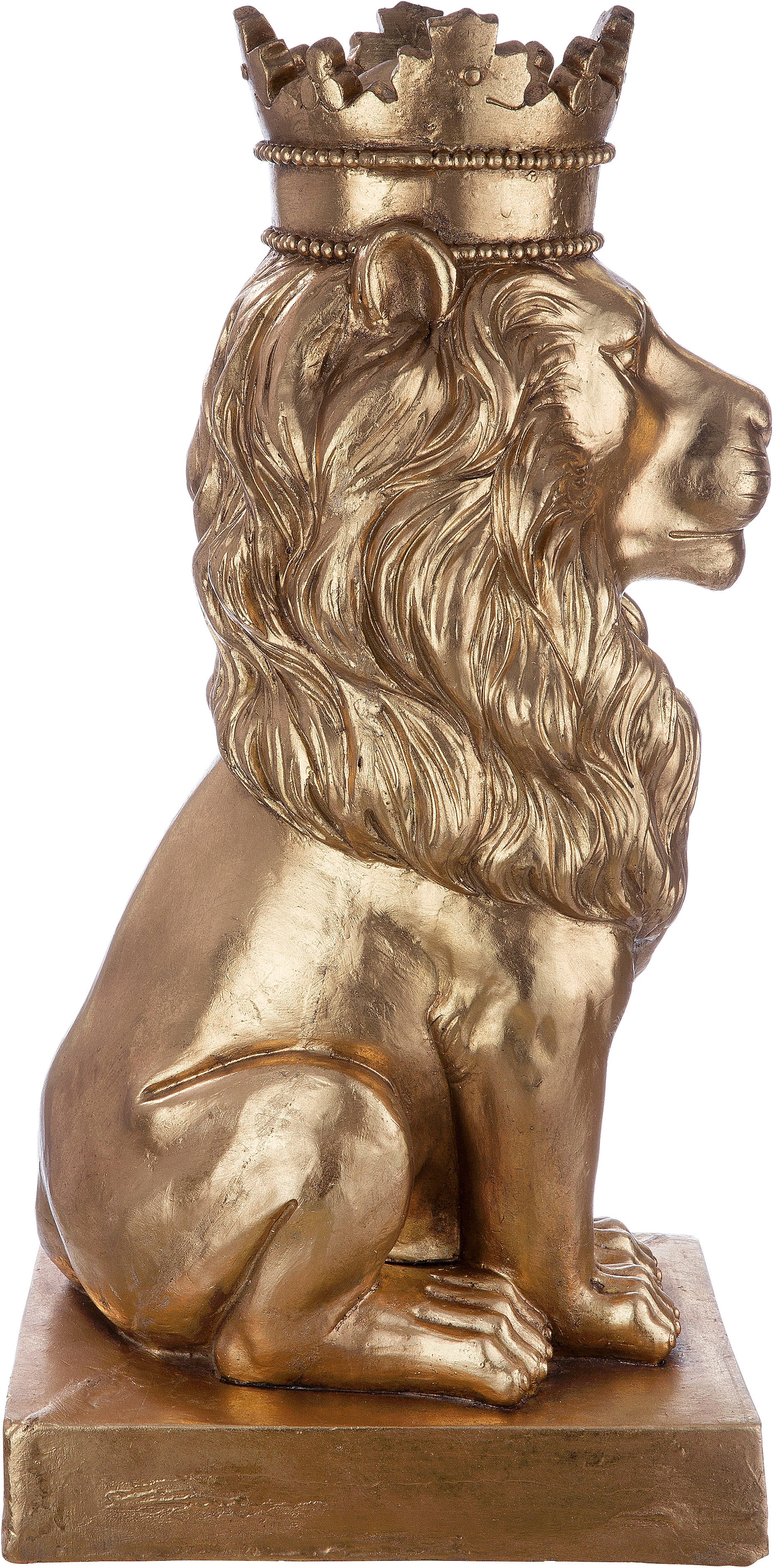 »Skulptur BAUR Löwe, bestellen Gilde by | gold«, Casablanca goldfarben Dekofigur