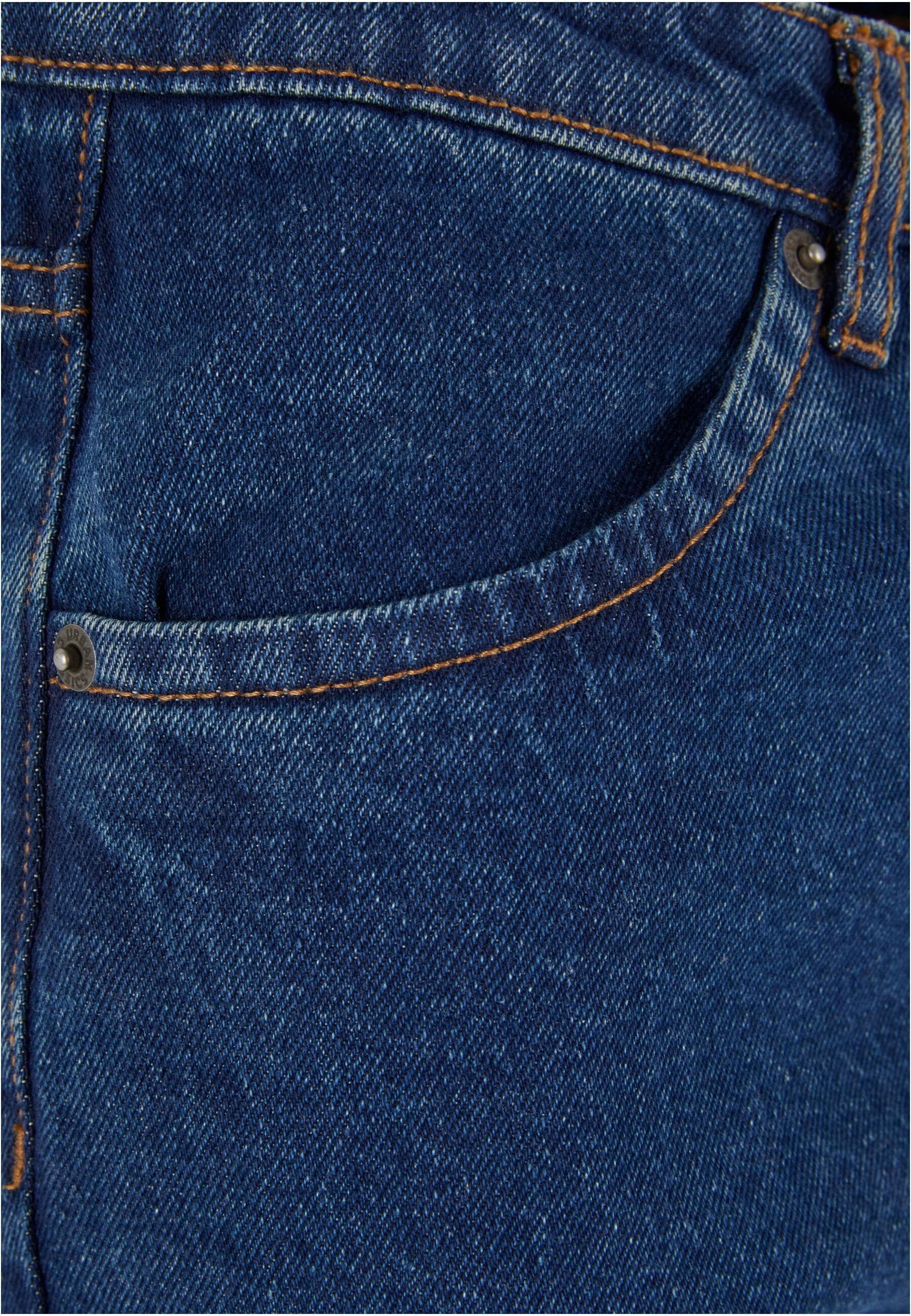 URBAN CLASSICS Bequeme Jeans »Urban Classics Damen Ladies Cropped Straight Leg Denim Pants«