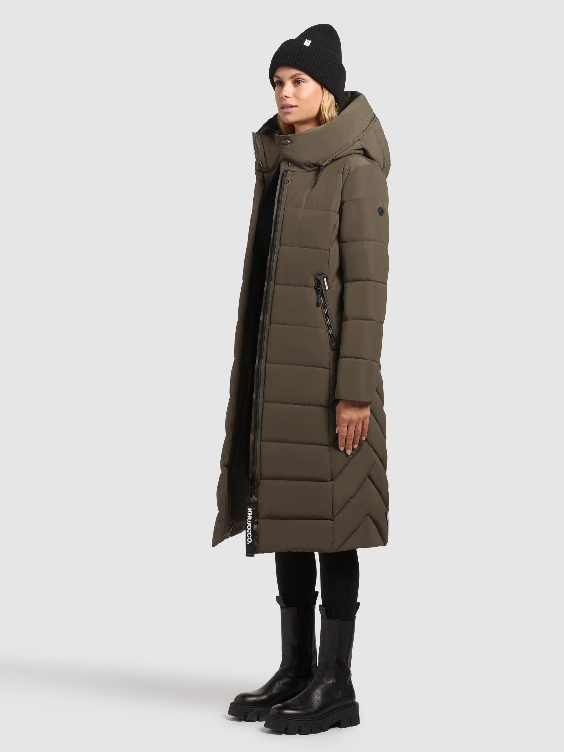 khujo Wintermantel »Sensy-YM«, Warmer Steppmantel mit Kapuze