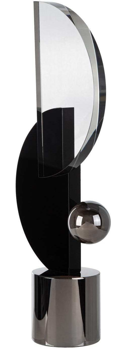 GILDE Skulptur »Glass Art, Skulptur, "Hakura", Glas, schwarz«