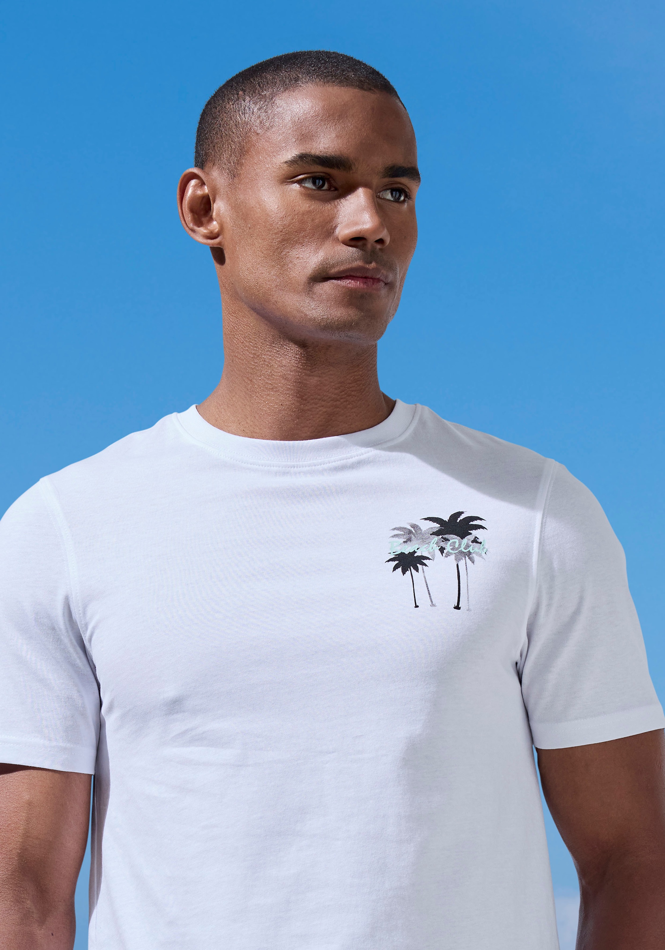 Thumbnail - Beachtime T-Shirt "mit großem Rückenprint", Regular-Fit, mit Print vorn und hinten