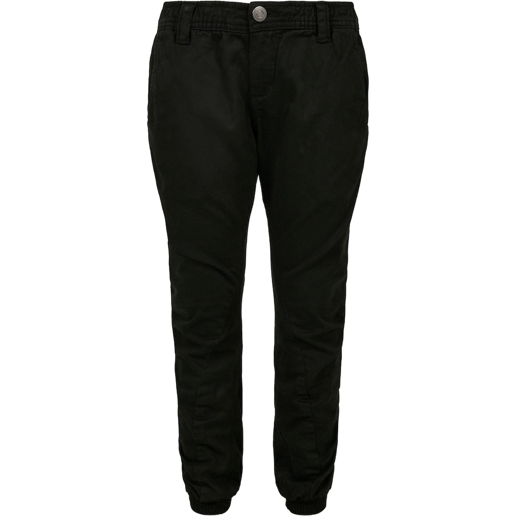 URBAN CLASSICS Stoffhose »Urban Classics Herren Boys Stretch Jogging Pants«, (1 tlg.)