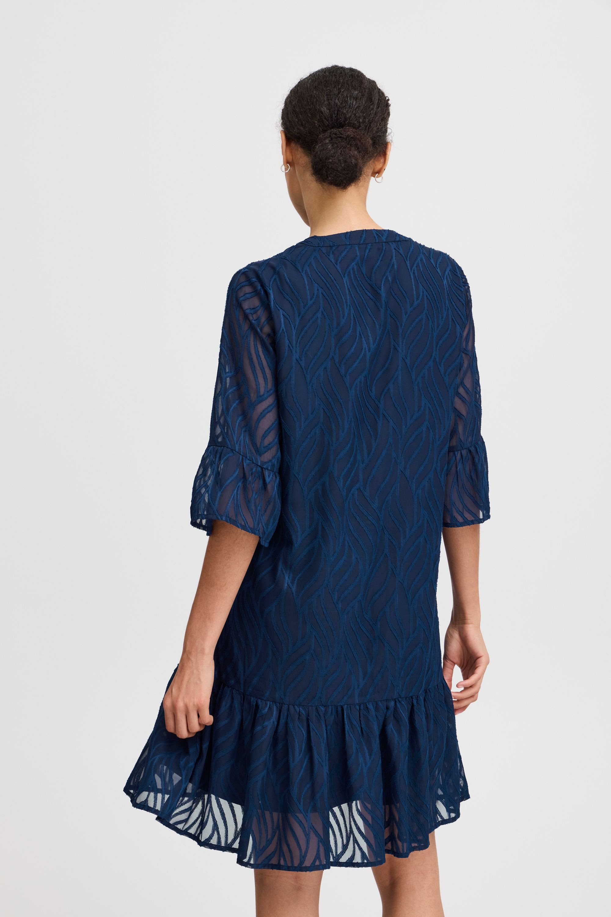 b.young A-Linien-Kleid »A-Linien-Kleid BYFRIKKE VNECK DRESS -«