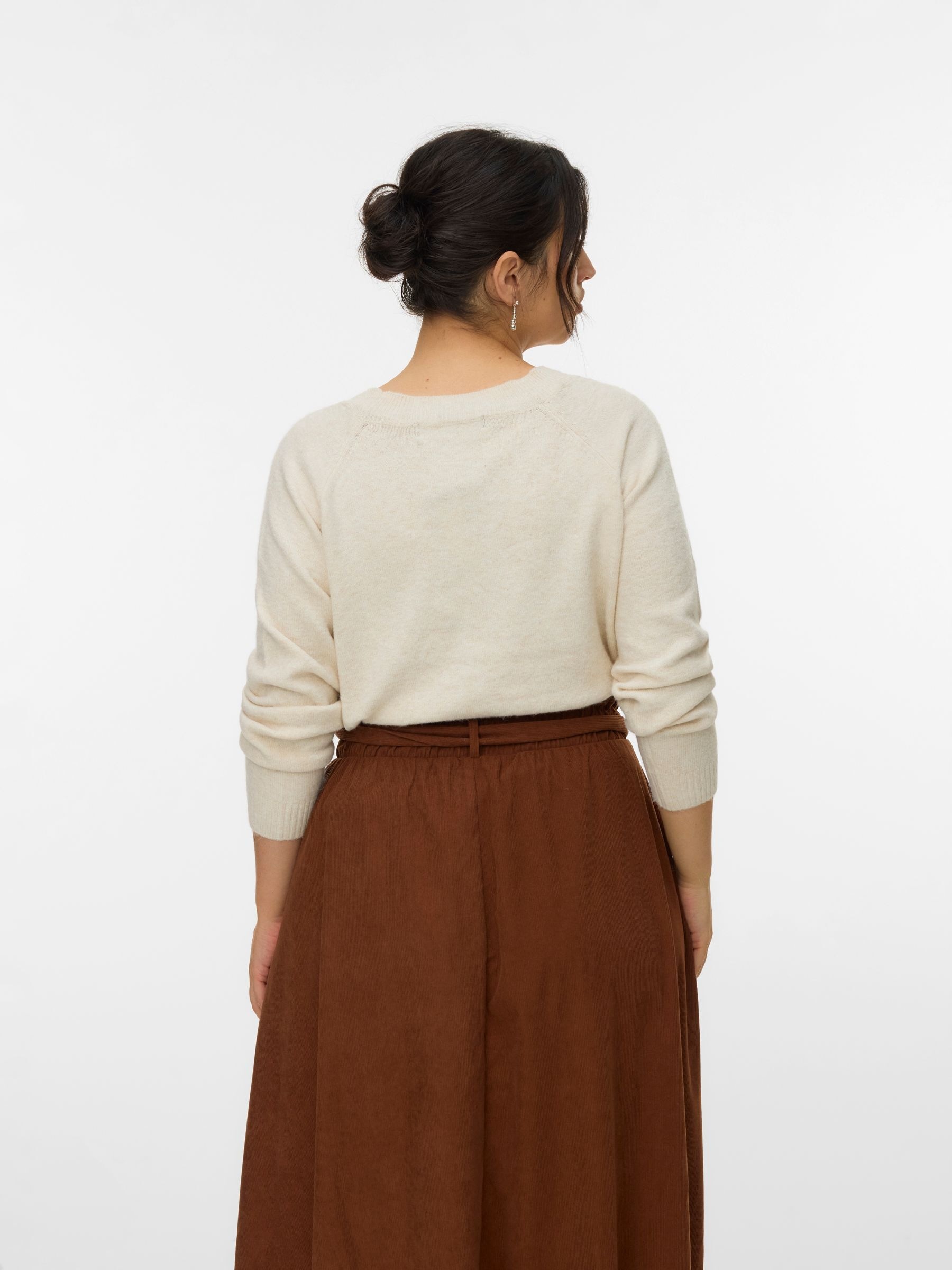Vero Moda Curve Rundhalspullover "VMCDOFFY LS O-NECK BLOUSE GA NOOS CUR" günstig online kaufen