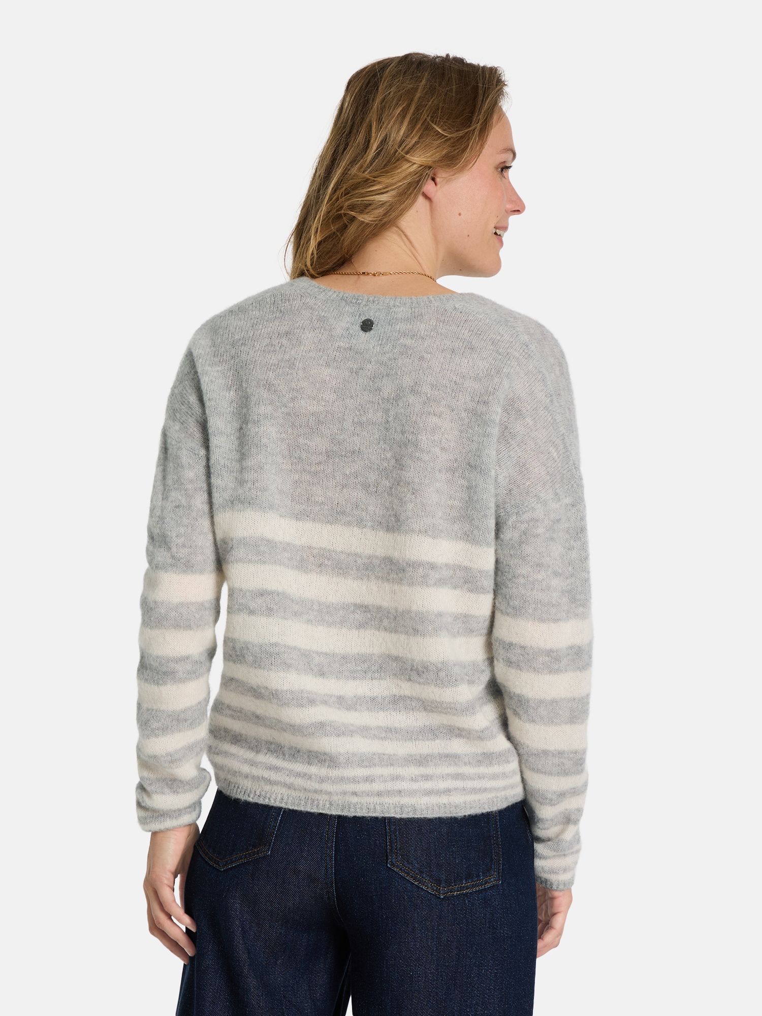 Lieblingsstück Strickpullover »Baberina«, V-Neck mit Alpaka-Wolle