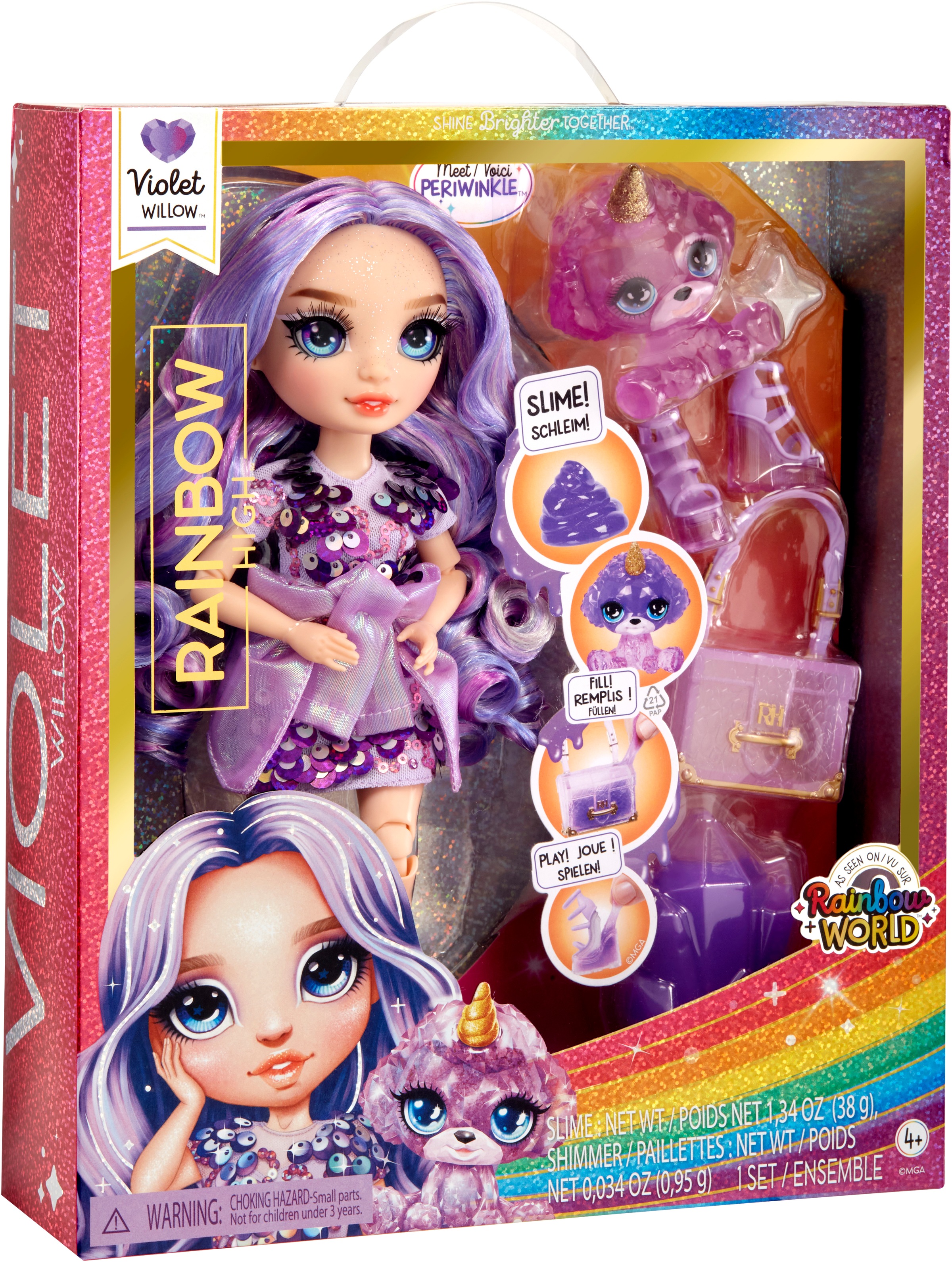 RAINBOW HIGH Anziehpuppe »Classic Rainbow Fashion Doll - Violet (purple)«